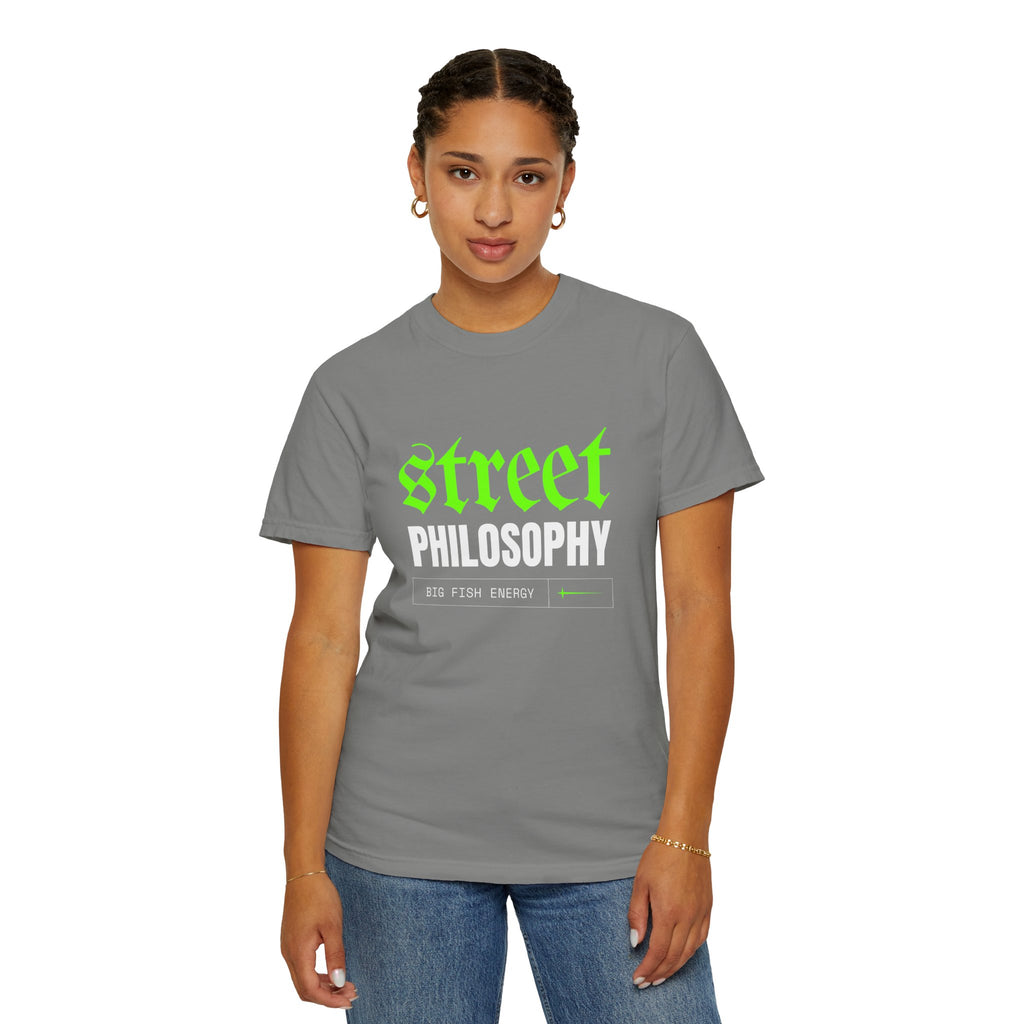 Street Philosophy Unisex Garment-Dyed T-shirt - Trendy Graphic Tee for Fashion Lovers, Streetwear, Casualwear, Gift for Friends, [...]