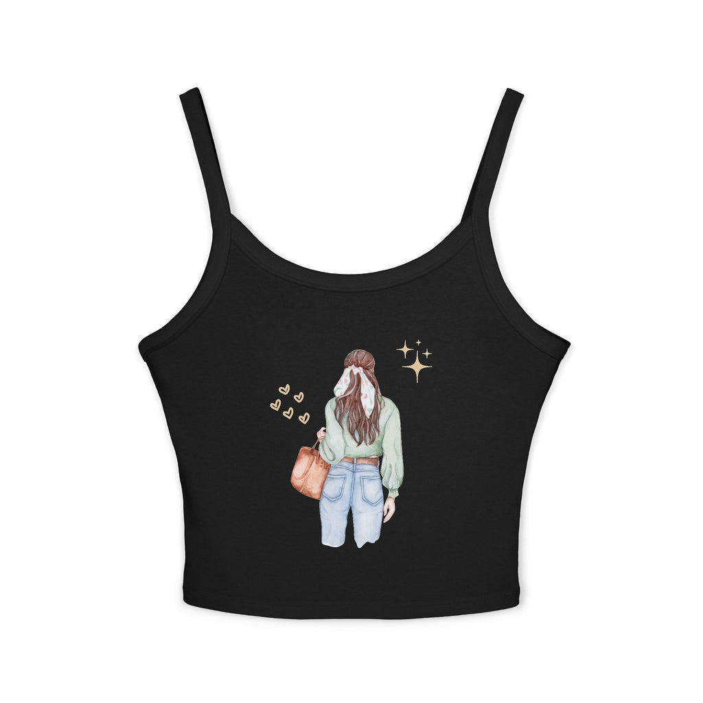 Trendy Women's Spaghetti Strap Tank Top with Cute Back Design, Casual Summer Top, Perfect for Beach Days, Festivals, and Everyday [...]