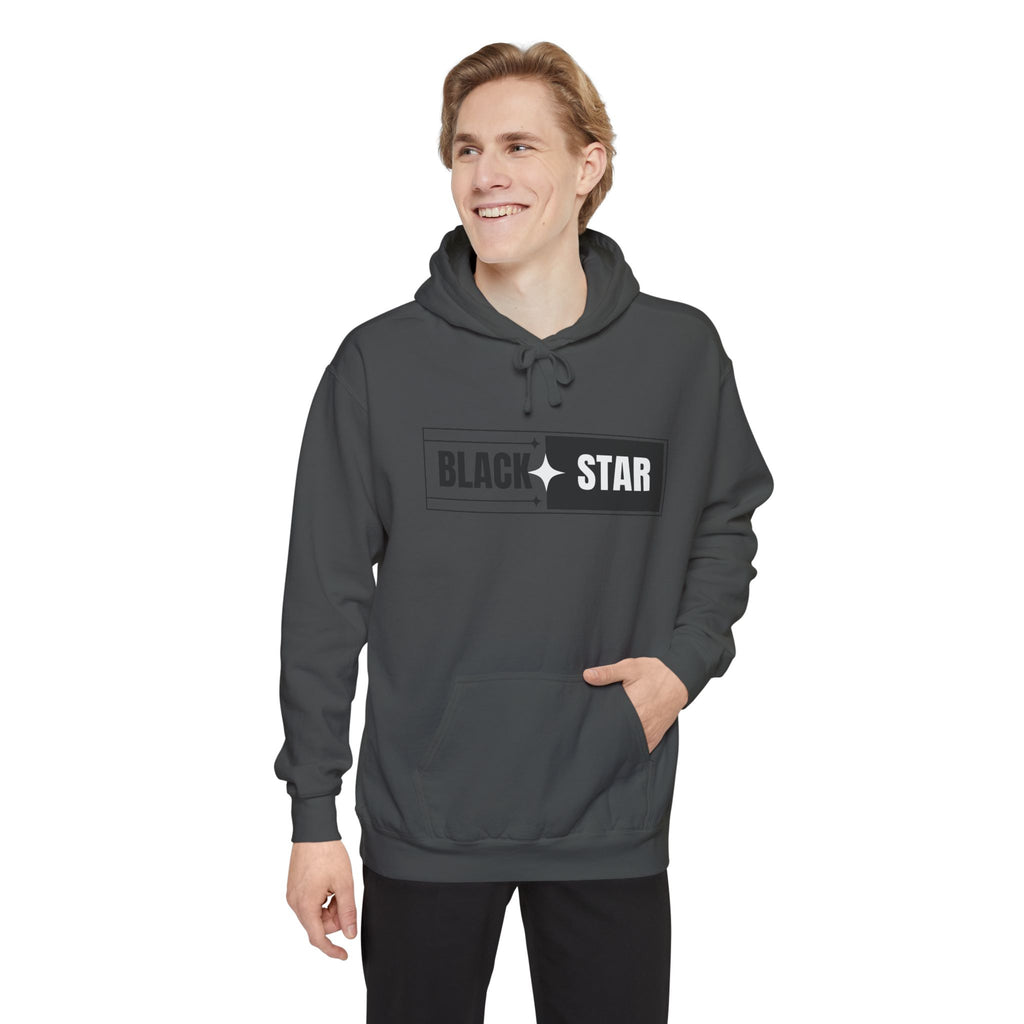 Unisex Garment-Dyed Hoodie with 'BLACK STAR' Design, Cozy Casual Sweatshirt, Everyday Hoodie, Perfect Gift for Birthdays, Relaxed [...]