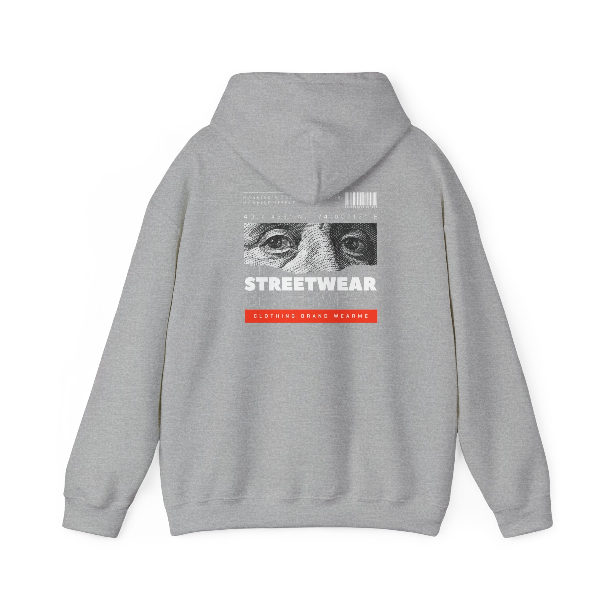 Urban Streetwear Hoodie, Unisex Heavy Blend Sweatshirt, Graphic Pullover, Street Fashion, Casual Wear, Holiday Gift, Cool Outfit
