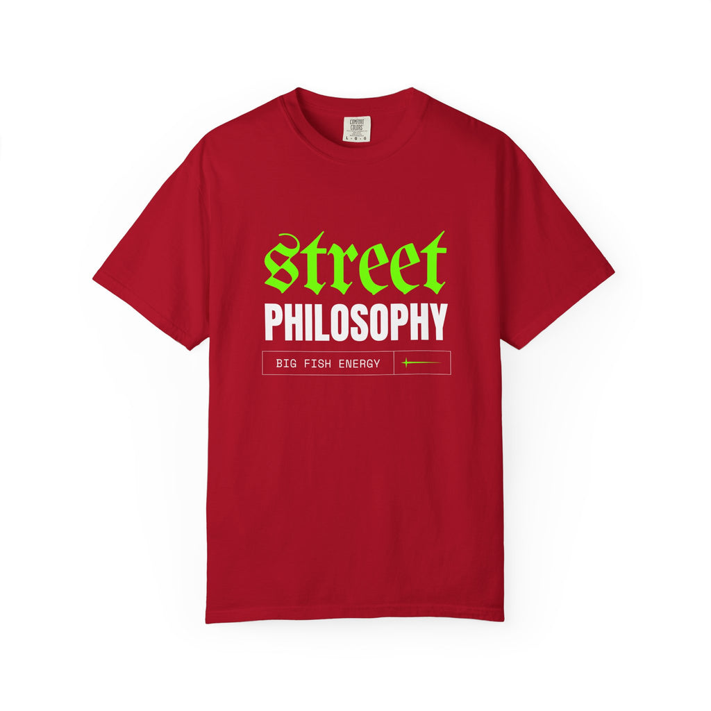Street Philosophy Unisex Garment-Dyed T-shirt - Trendy Graphic Tee for Fashion Lovers, Streetwear, Casualwear, Gift for Friends, [...]