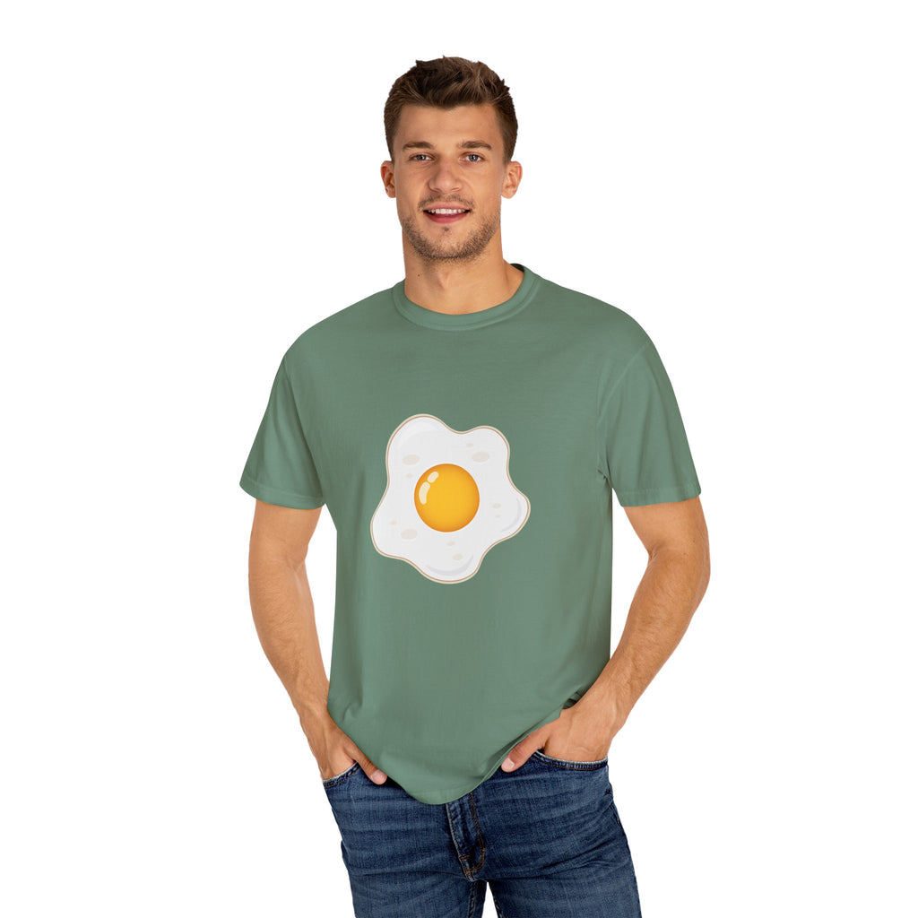 Whimsical Egg Graphic T-Shirt, Funny Food Tee, Breakfast Lover Gift, Unisex Tee for Foodies, Cute Egg Design Shirt