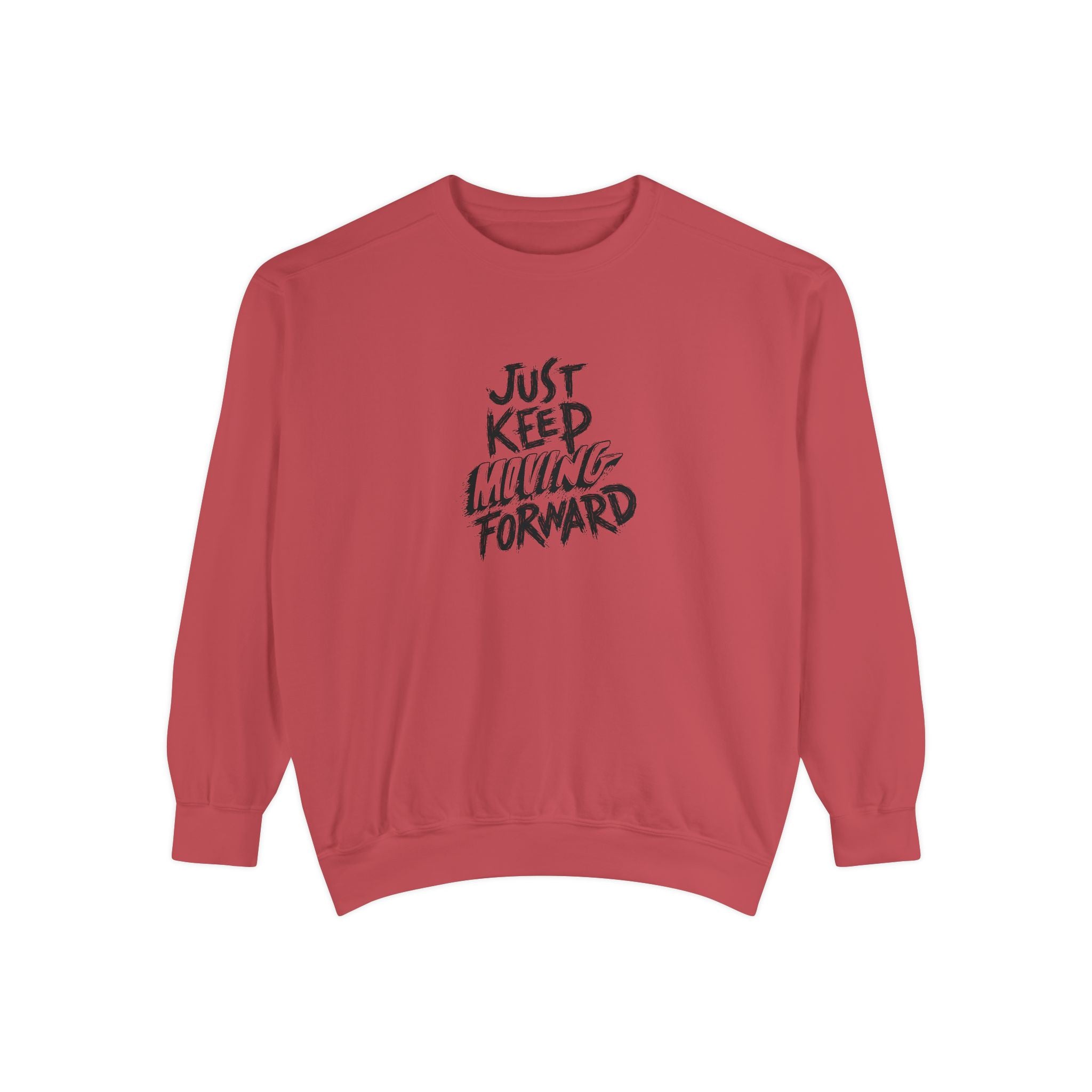 Motivational Sweatshirt - Just Keep Moving Forward, Unisex Garment-Dyed Crewneck, Cozy Gift, Inspirational Apparel, Perfect for Every [...]