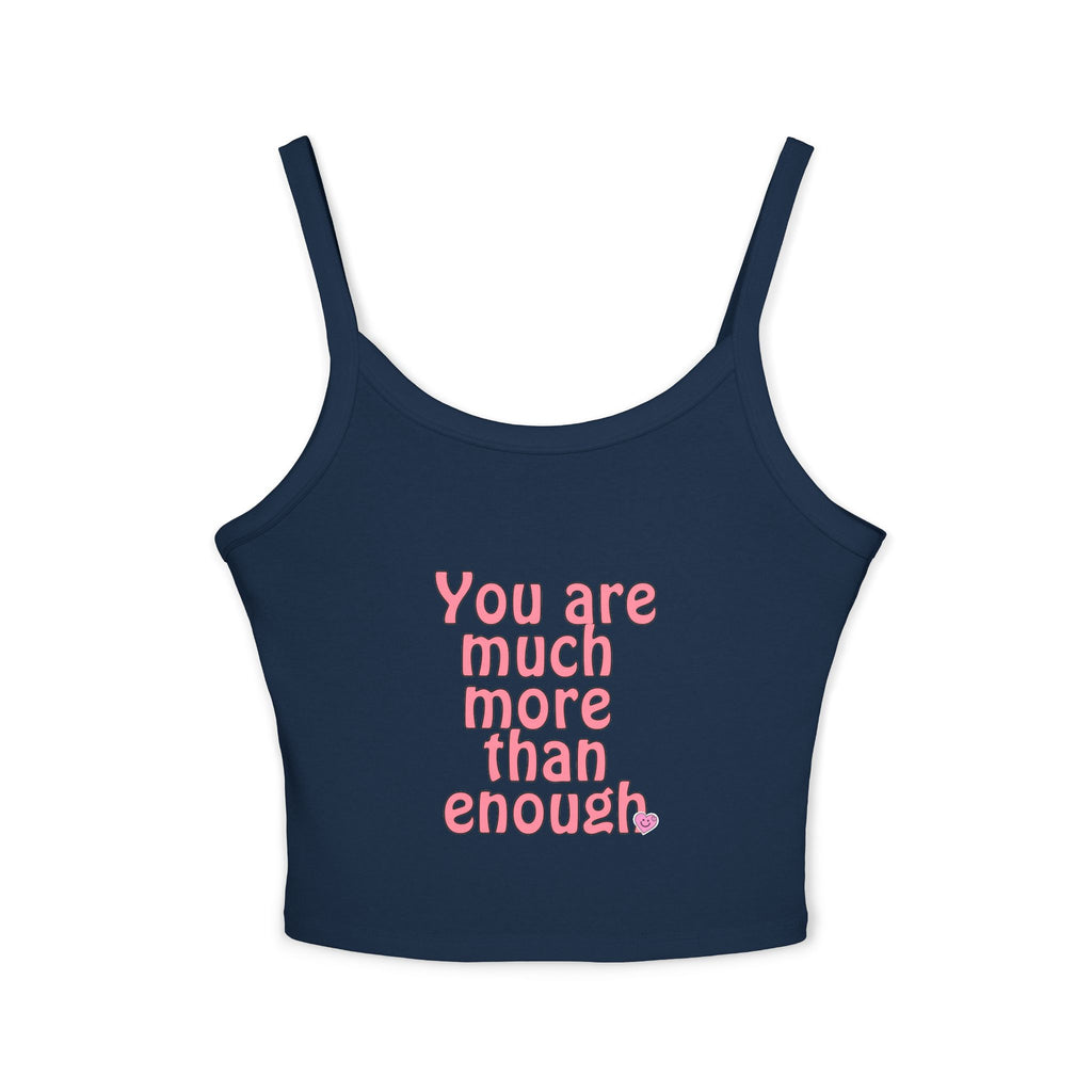 Empowering Women's Spaghetti Strap Tank Top, Motivational Crop Top, Summer Fashion, Gift for Her, Positive Affirmation Shirt, [...]