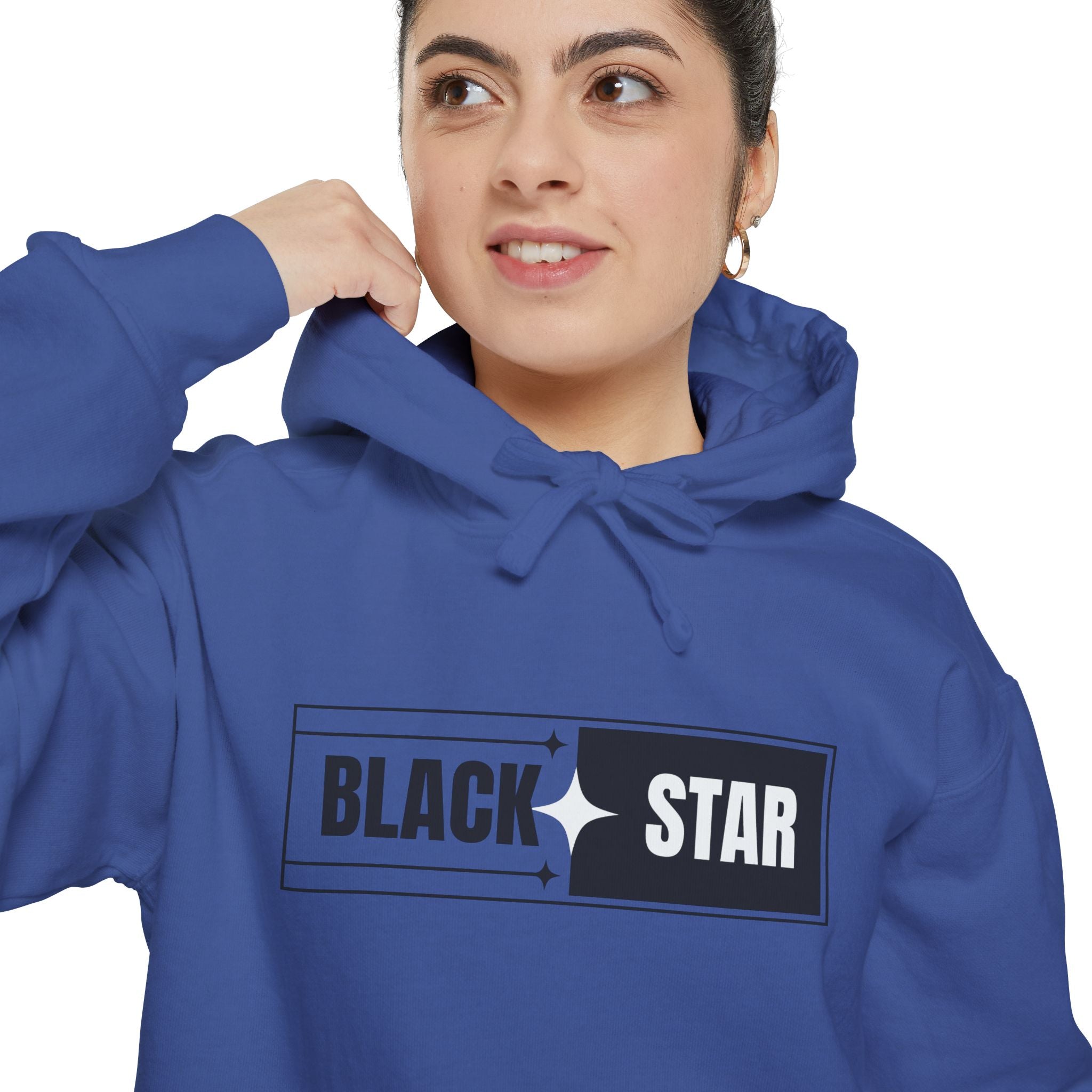 Unisex Garment-Dyed Hoodie with 'BLACK STAR' Design, Cozy Casual Sweatshirt, Everyday Hoodie, Perfect Gift for Birthdays, Relaxed [...]