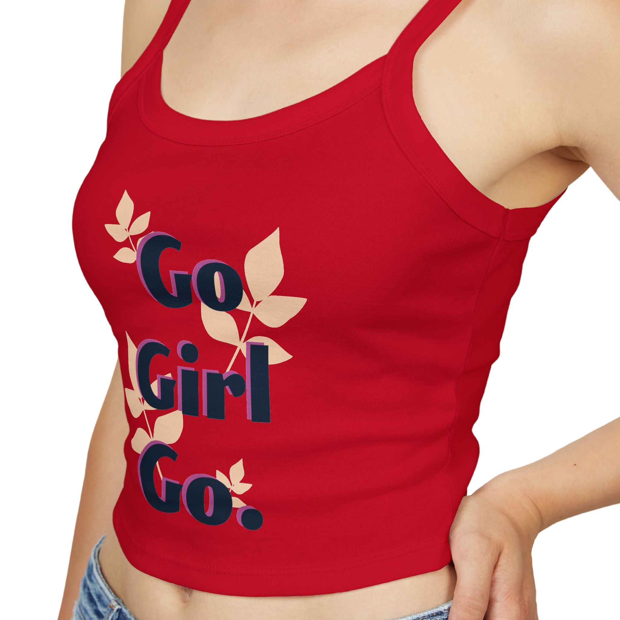 Empowerment Spaghetti Strap Tank Top, Summer Top, Casual Wear, Gym Shirt, Gift for Women, Birthday Present