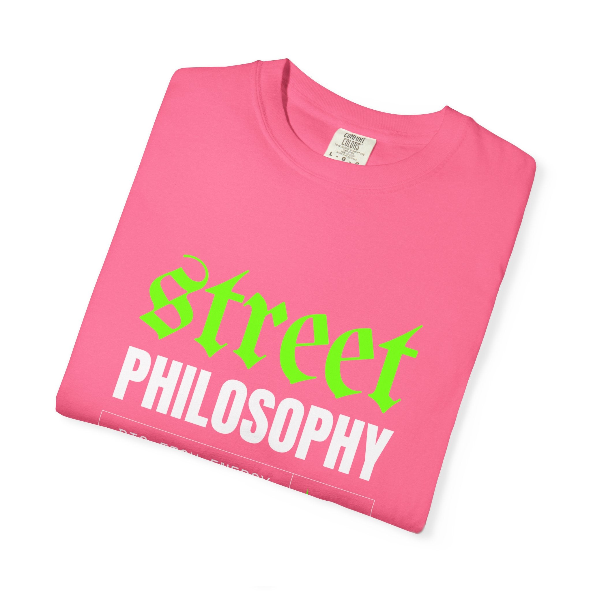 Street Philosophy Unisex Garment-Dyed T-shirt - Trendy Graphic Tee for Fashion Lovers, Streetwear, Casualwear, Gift for Friends, [...]