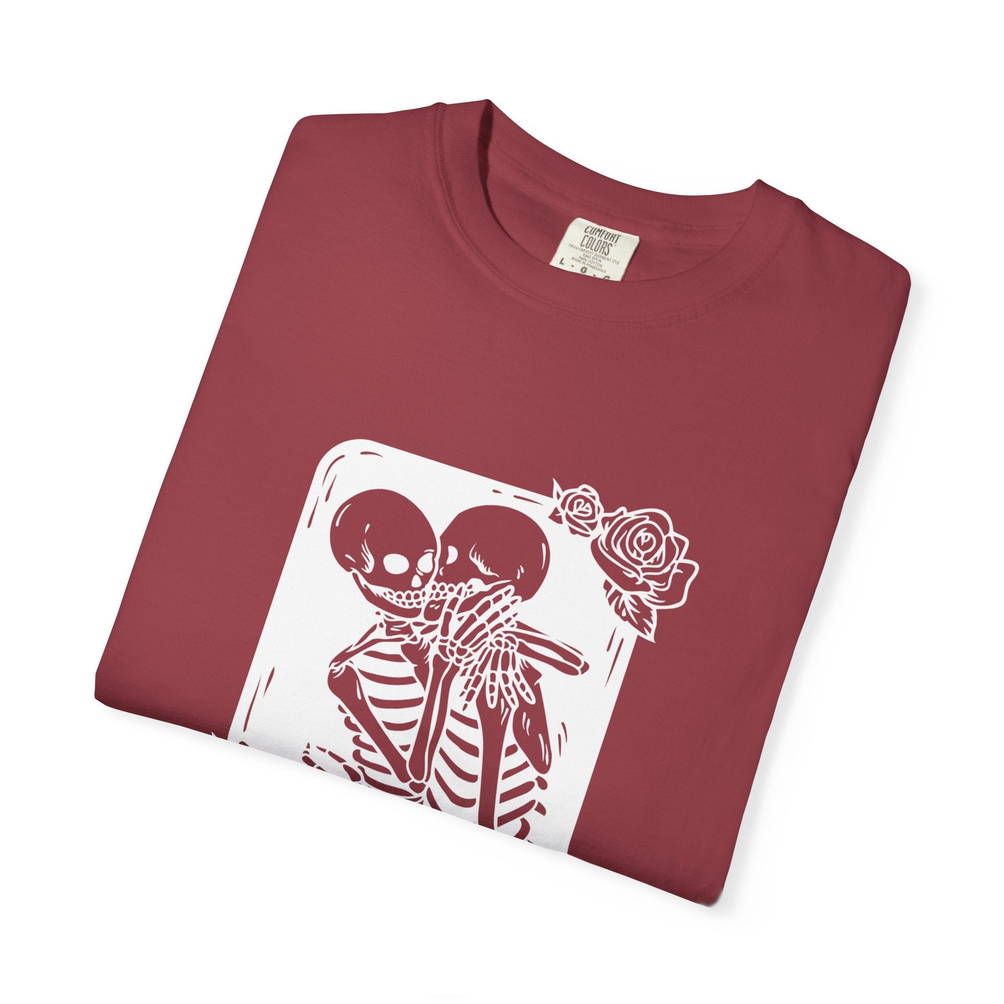 Forever Friends Skeleton T-shirt, Casual Unisex Tee, Halloween Style, Comfortable Wear, Gift for Friends