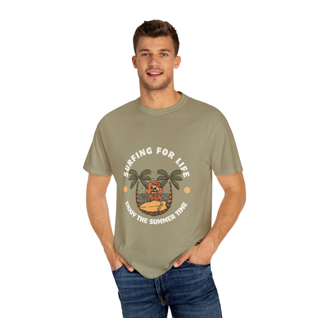 Surfing for Life T-Shirt | Vintage Summer Vibe Tee | Perfect for Beach Days, Surf Lovers, Summer Parties, Adventure Seekers