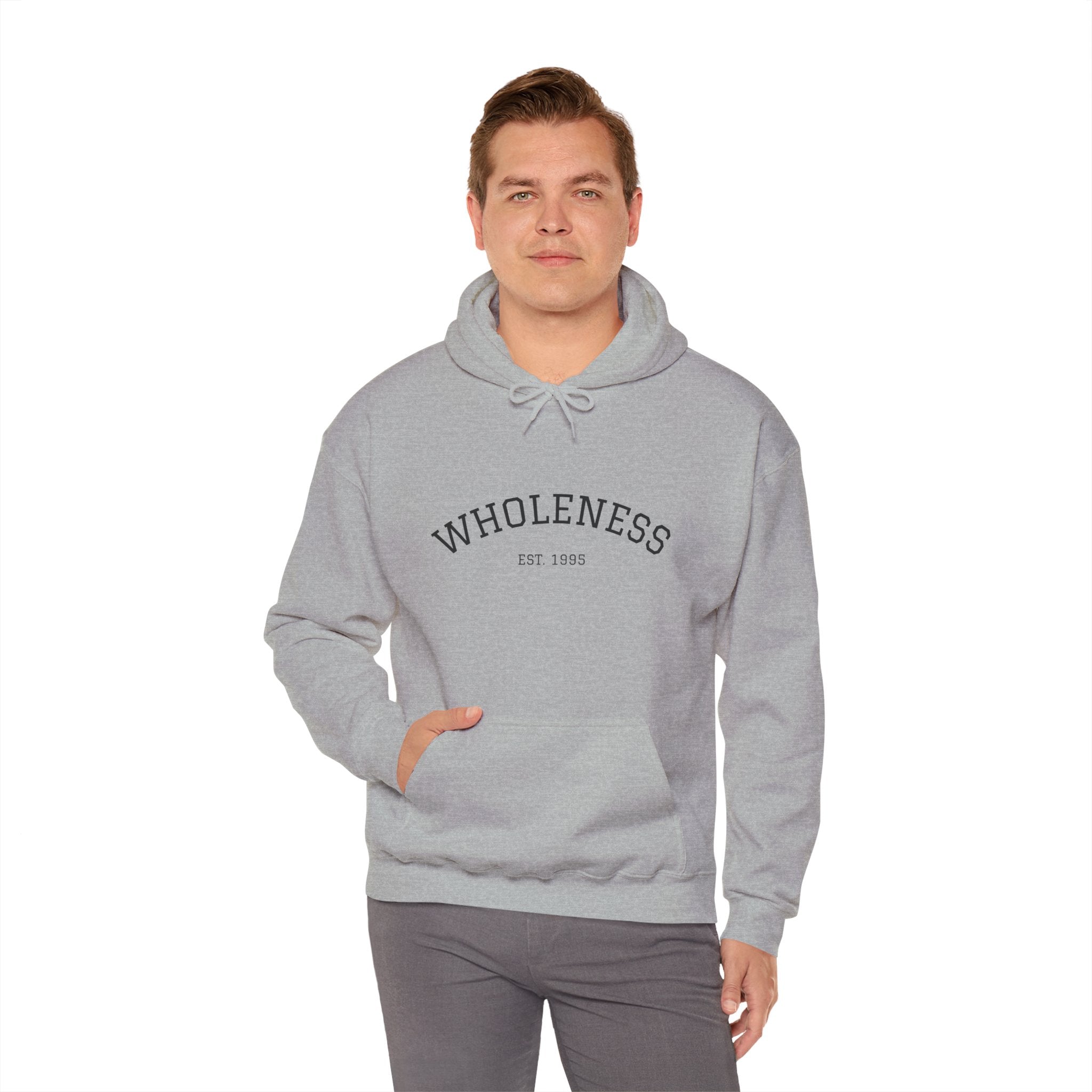 Wholeness Hoodie - Unisex Heavy Blend Sweatshirt, Cozy Gift, Minimalist Style, Self-Care Apparel, Everyday Comfort