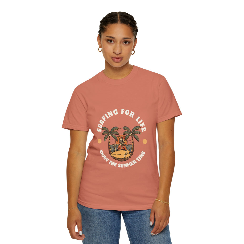 Surfing for Life T-Shirt | Vintage Summer Vibe Tee | Perfect for Beach Days, Surf Lovers, Summer Parties, Adventure Seekers