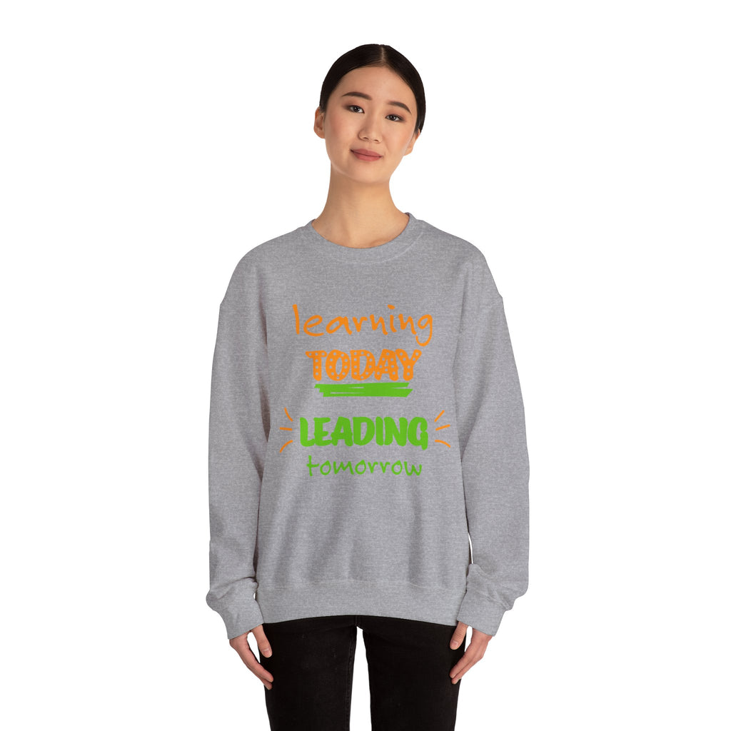 Inspirational Learning Sweatshirt, Motivational Crewneck, Education Apparel, Teacher Gift, Back to School Fashion
