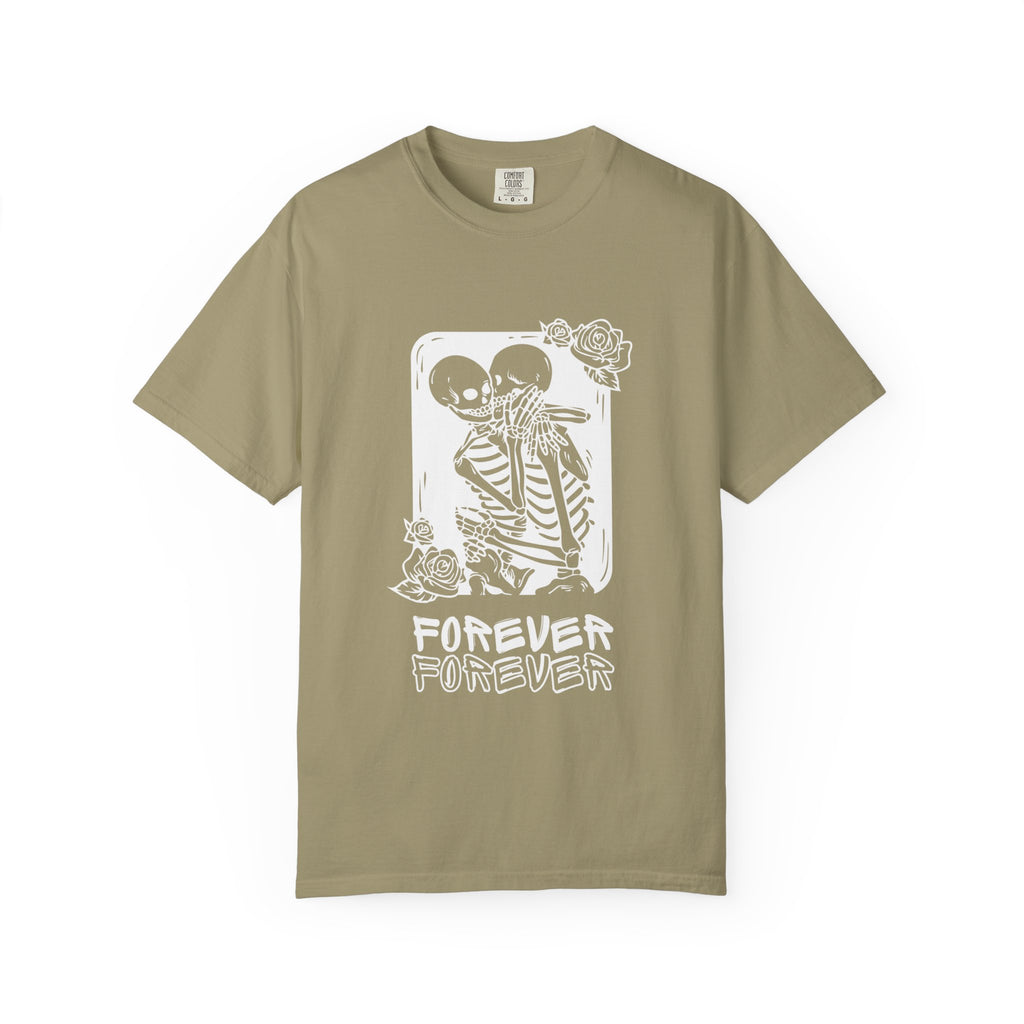 Forever Friends Skeleton T-shirt, Casual Unisex Tee, Halloween Style, Comfortable Wear, Gift for Friends