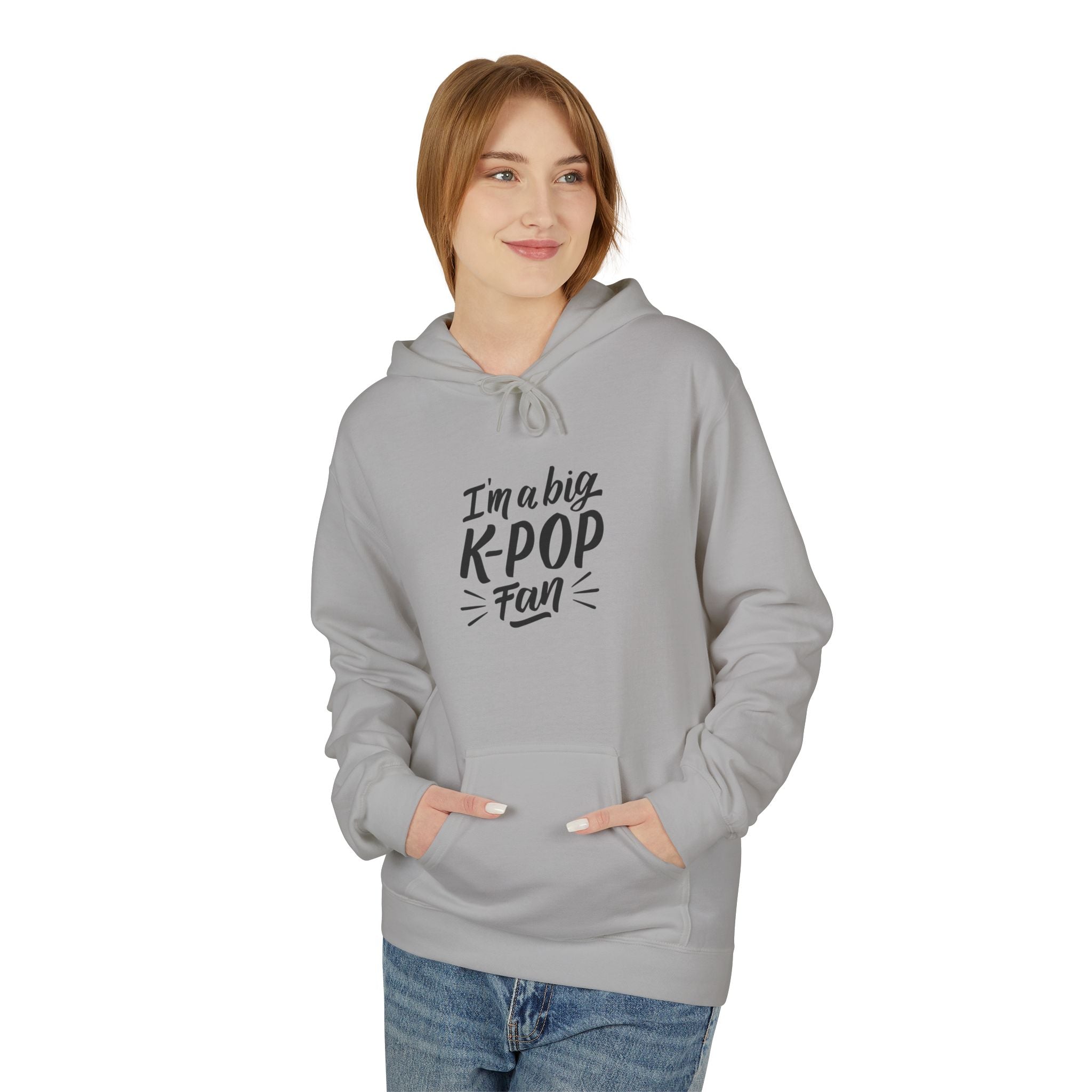 K-Pop Fleece Hoodie, Unisex Streetwear, Cozy Gift for Music Lovers, Festival Apparel, Music Concert Hoodie