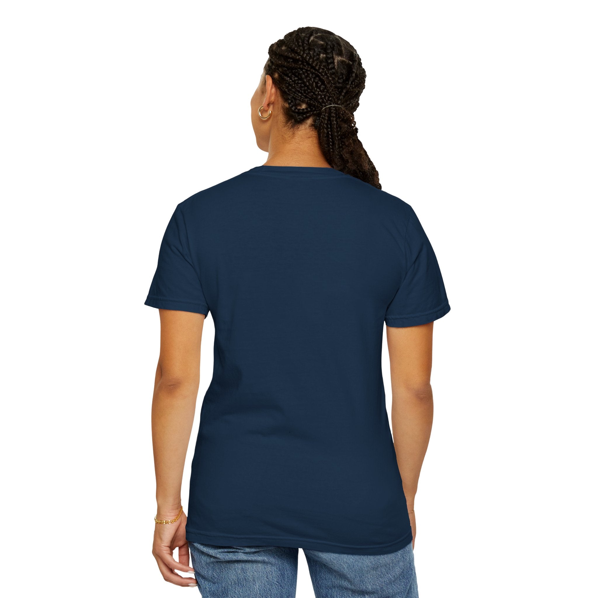 Happy Vibes Unisex Garment-Dyed T-shirt | Positive Affirmation Tee, Casual Wear, Gift for Friends, Summer Style, Comfort Apparel