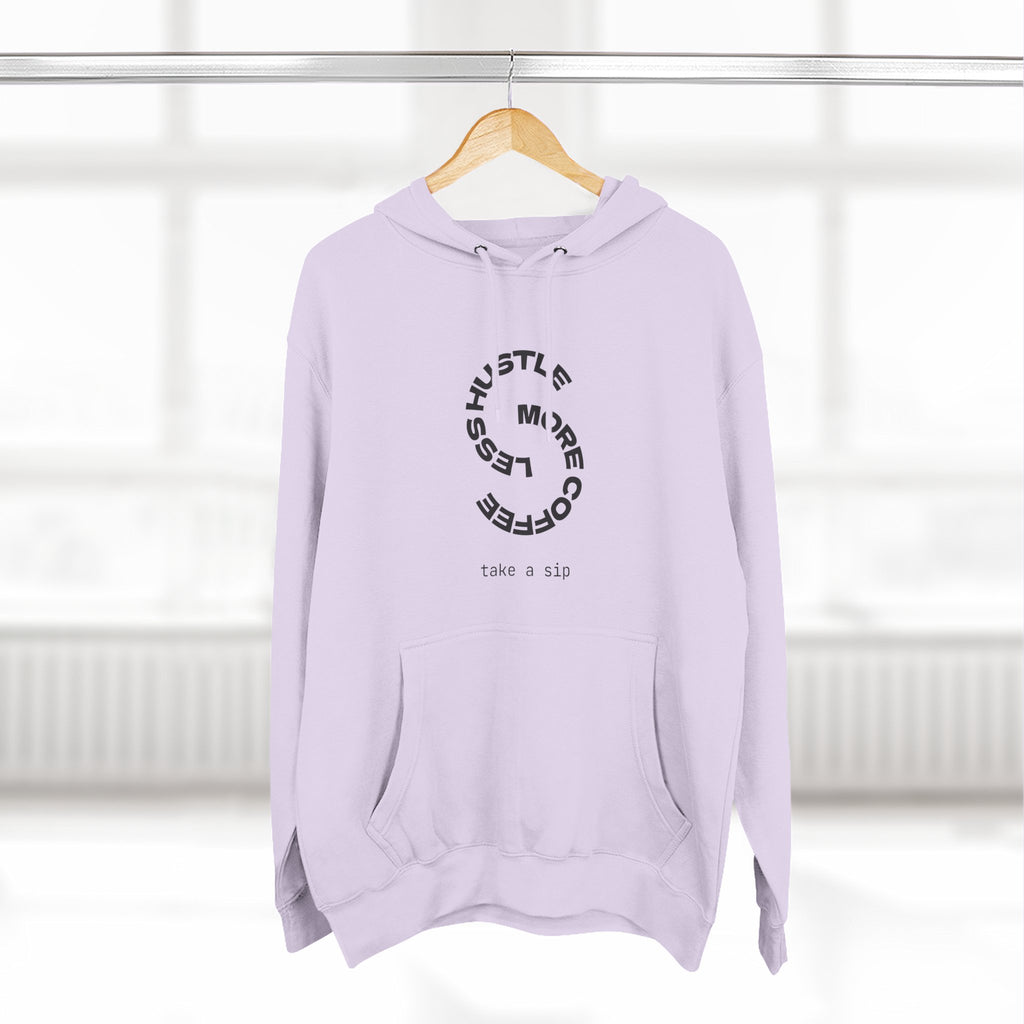 Cozy Coffee Lover's Hoodie, Fleece Sweatshirt, Relaxed Casual Wear, Gift for Coffee Enthusiasts, Perfect for Winter