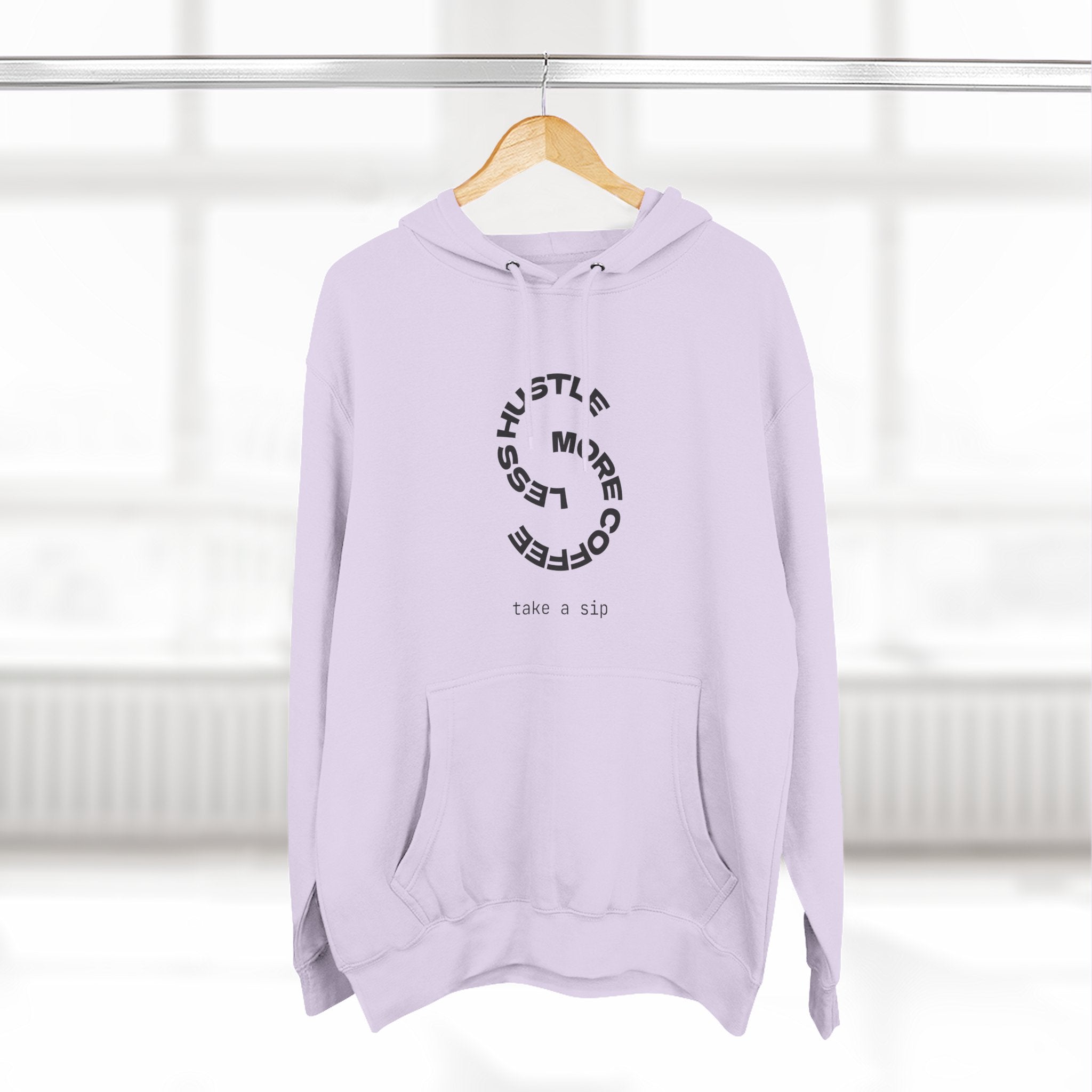 Cozy Coffee Lover's Hoodie, Fleece Sweatshirt, Relaxed Casual Wear, Gift for Coffee Enthusiasts, Perfect for Winter