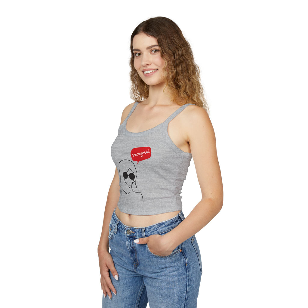 Chic Women's Spaghetti Strap Tank Top - Trendy Summer Apparel, Perfect Gift, Casual Wear, Festival Outfit, Vacation Style