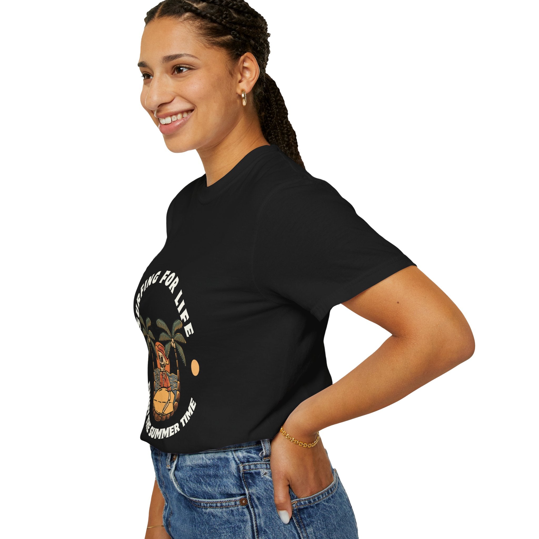 Surfing for Life T-Shirt | Vintage Summer Vibe Tee | Perfect for Beach Days, Surf Lovers, Summer Parties, Adventure Seekers