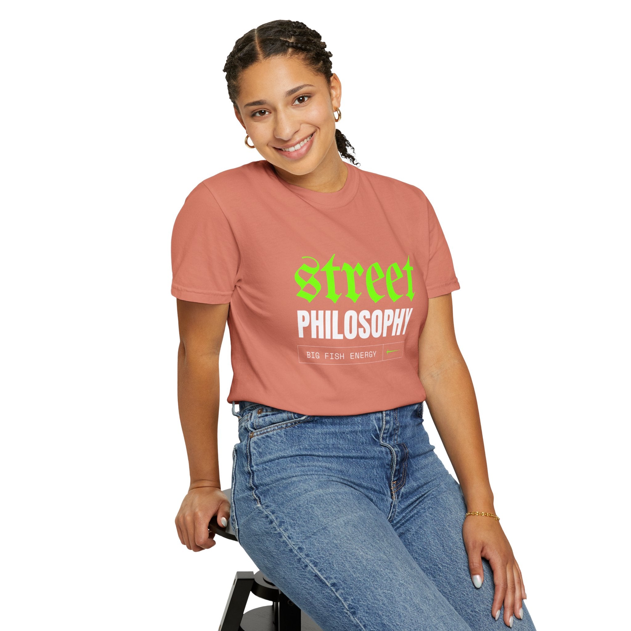Street Philosophy Unisex Garment-Dyed T-shirt - Trendy Graphic Tee for Fashion Lovers, Streetwear, Casualwear, Gift for Friends, [...]