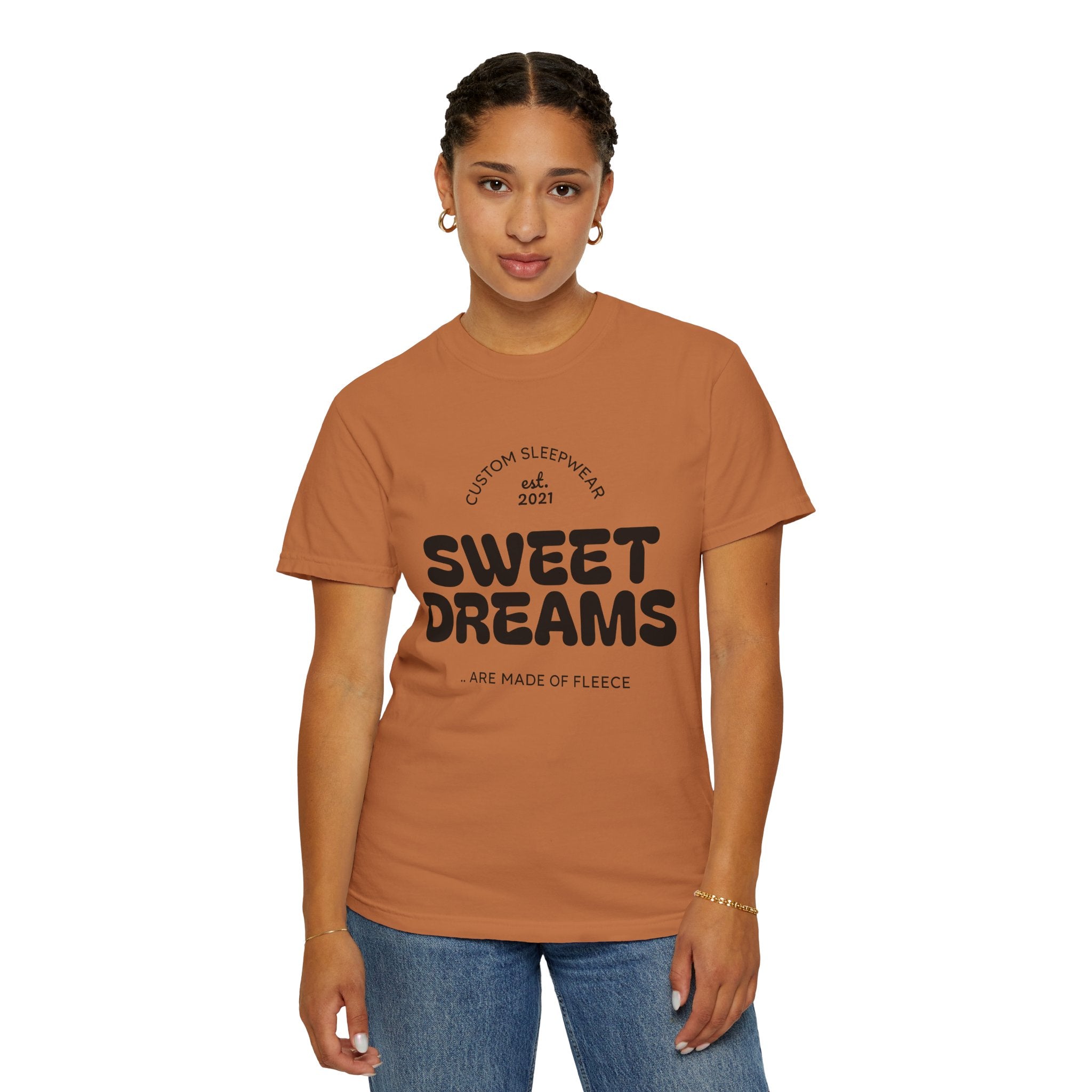 Custom Sweet Dreams T-Shirt, Unisex Sleepwear, Relaxed Fit Tee, Cozy Gift for Sleep Lovers, Lounge Wear, Dreamy Apparel