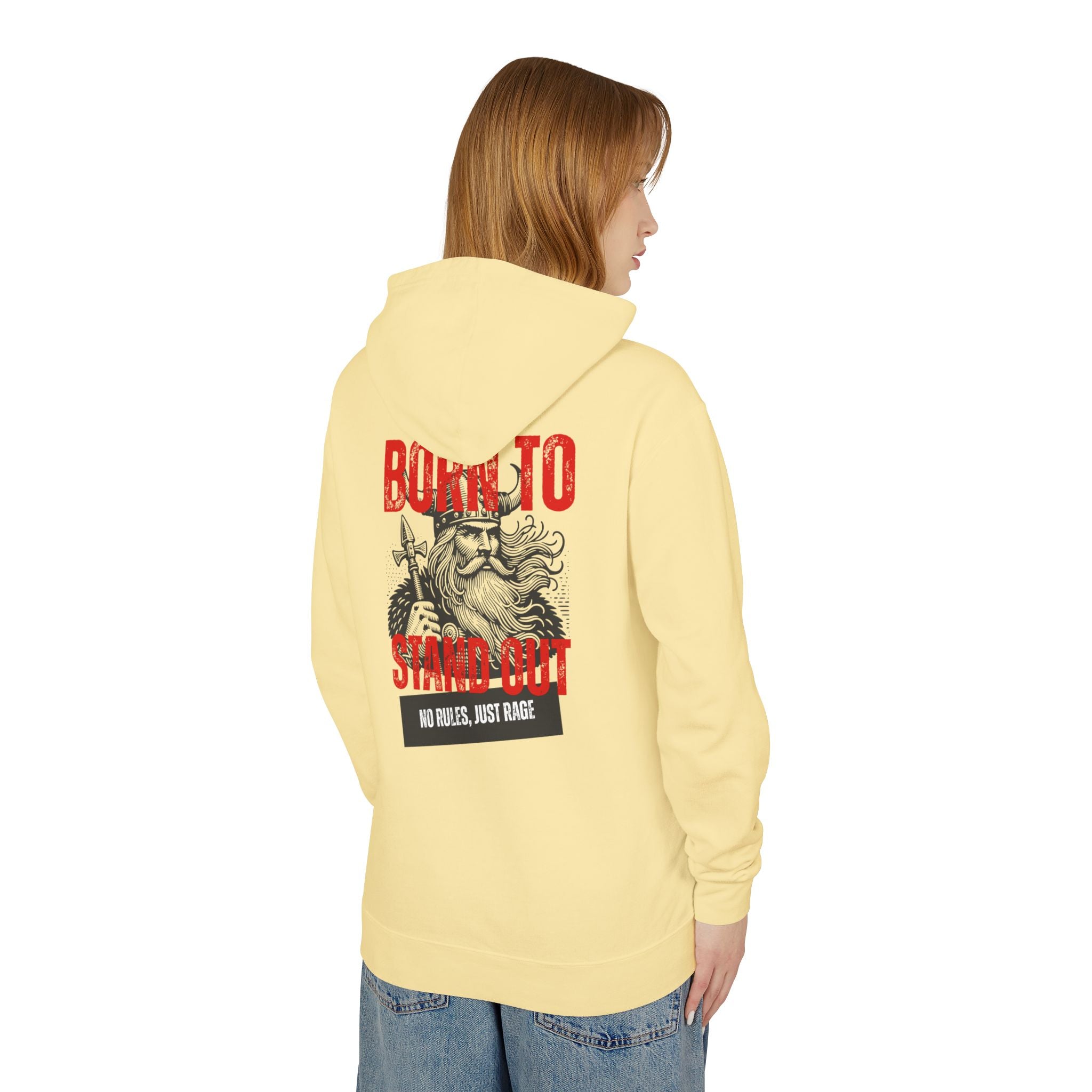 Born To Stand Out Unisex Lightweight Hooded Sweatshirt