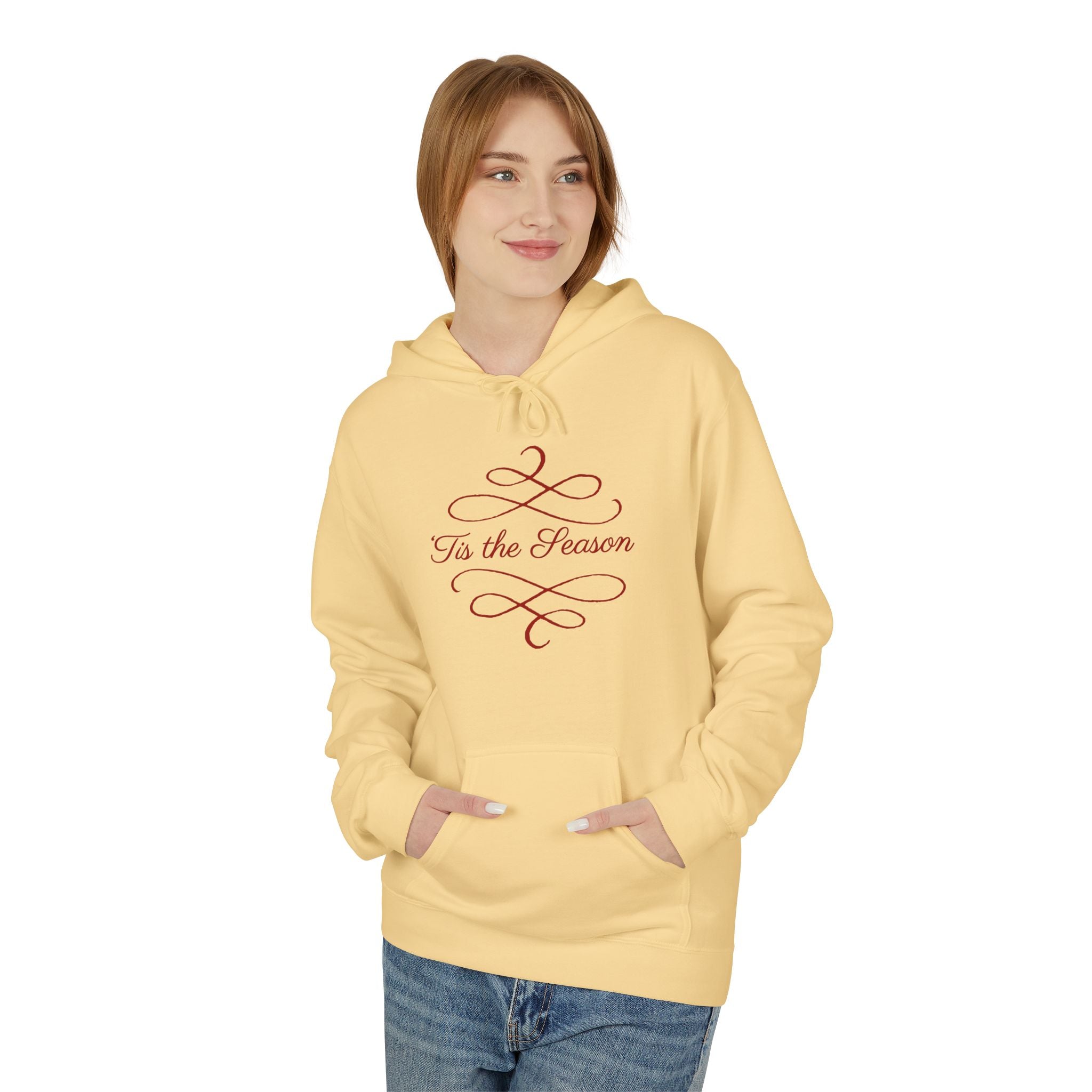 Reindeer Cheer Hoodie — "Tis the Season" Holiday Pullover