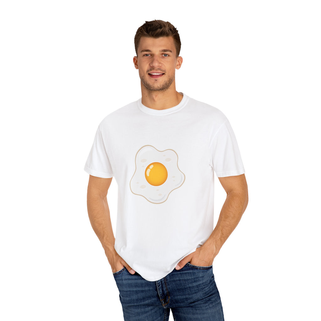 Whimsical Egg Graphic T-Shirt, Funny Food Tee, Breakfast Lover Gift, Unisex Tee for Foodies, Cute Egg Design Shirt