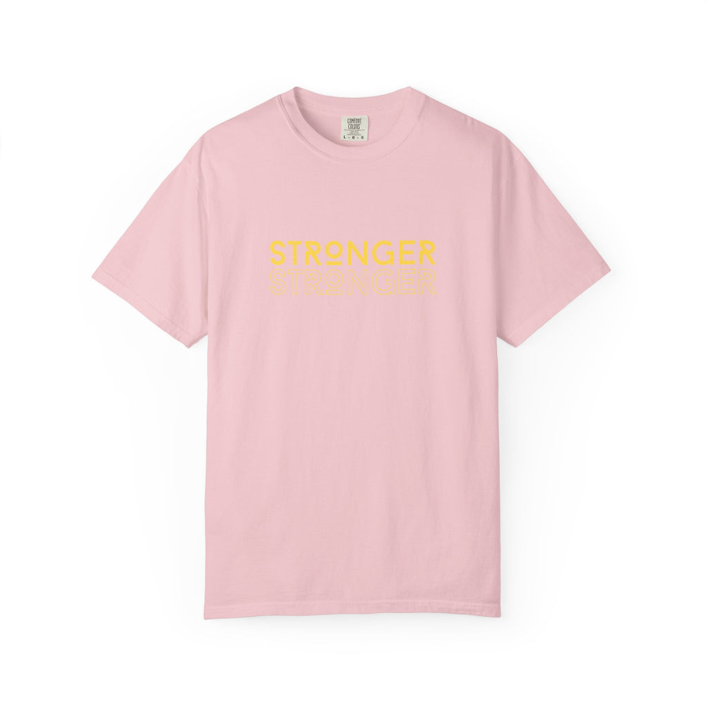 Stronger Unisex Garment-Dyed T-Shirt | Casual Tee, Motivational Shirt, Gift for Fitness Lovers, Summer Style, Everyday Wear