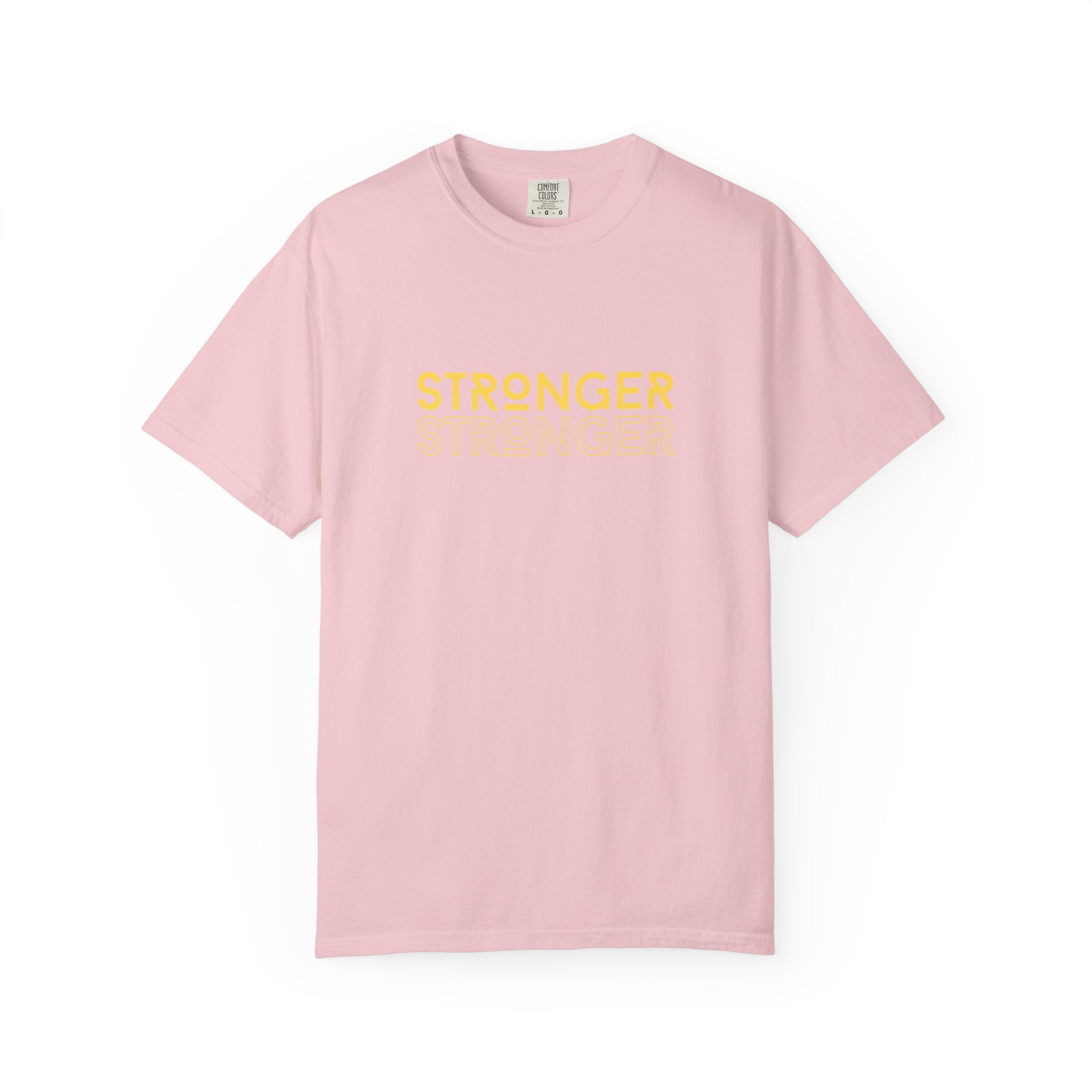 Stronger Unisex Garment-Dyed T-Shirt | Casual Tee, Motivational Shirt, Gift for Fitness Lovers, Summer Style, Everyday Wear