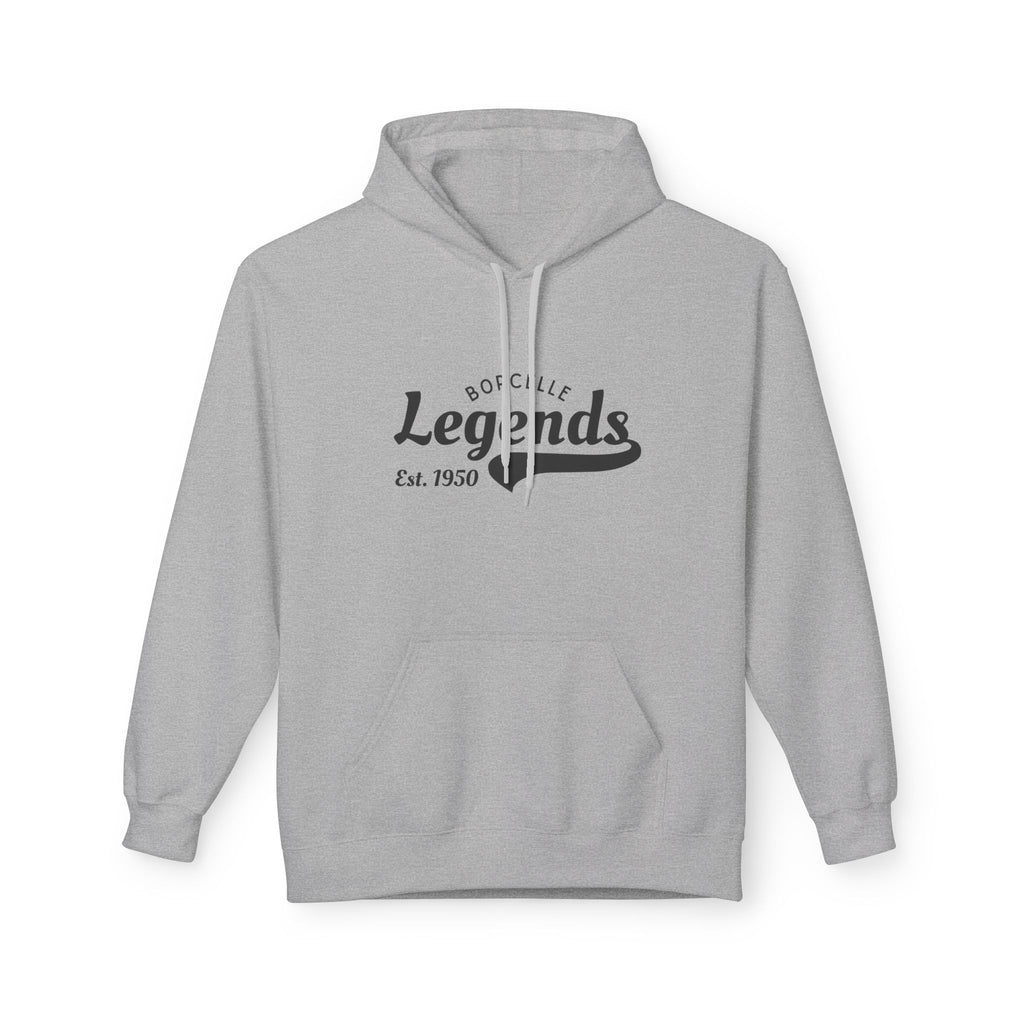 Retro Legends Fleece Hoodie, Cozy Unisex Sweatshirt, Perfect Gift for Sports Lovers, Casual Wear, Est. 1950