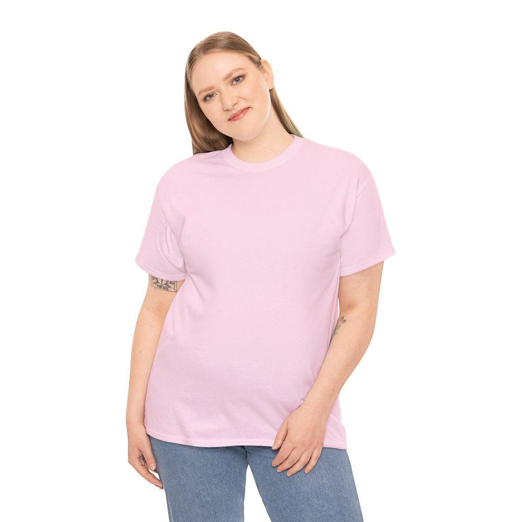 Unisex Heavy Cotton Tee: 'I Love You with All My Butt' Fun Graphic Shirt, Gift for Couples, Quirky Humor Tee, Valentine's Day, Anniversary
