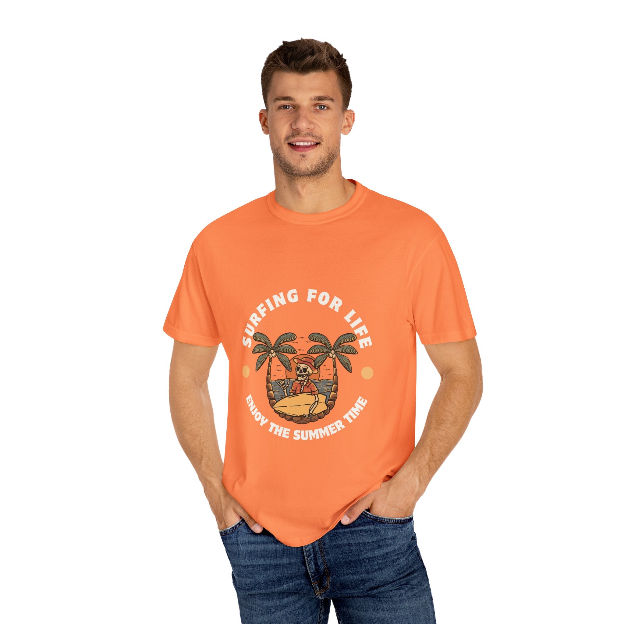 Surfing for Life T-Shirt | Vintage Summer Vibe Tee | Perfect for Beach Days, Surf Lovers, Summer Parties, Adventure Seekers