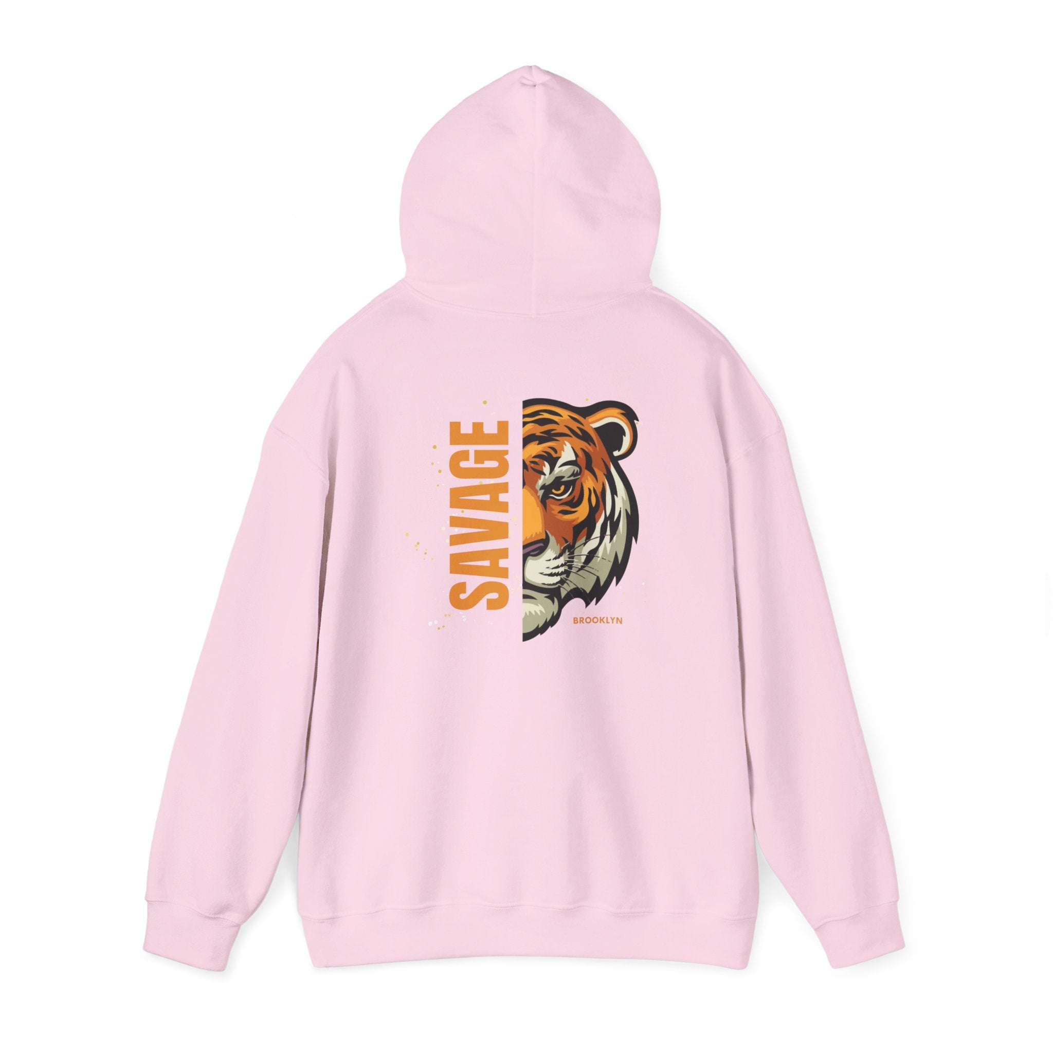 Savage Tiger Unisex Hoodie, Vintage Sweatshirt, Animal Lovers Apparel, Gift for Him/Her, Casual Streetwear, Cozy Layering