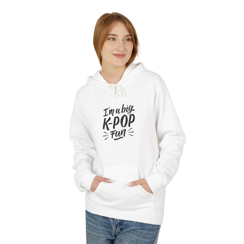 K-Pop Fleece Hoodie, Unisex Streetwear, Cozy Gift for Music Lovers, Festival Apparel, Music Concert Hoodie
