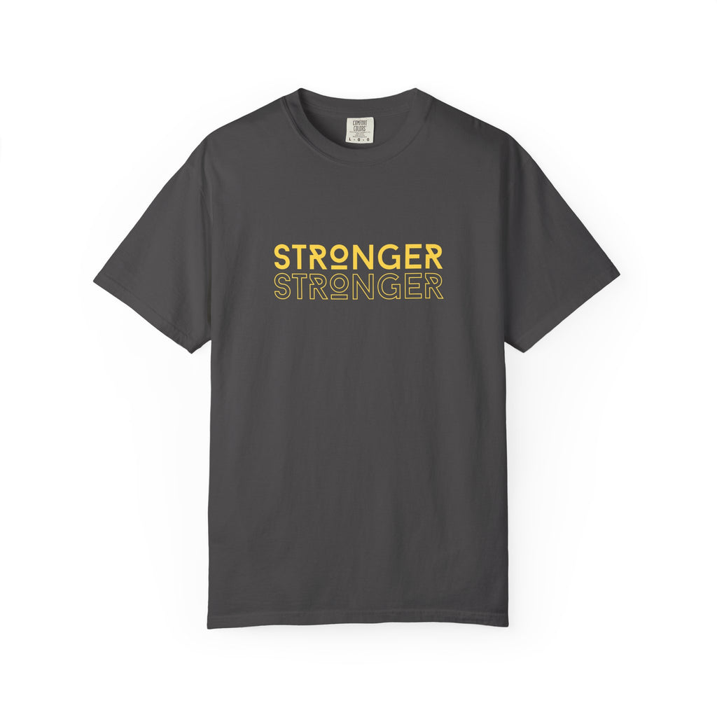 Stronger Unisex Garment-Dyed T-Shirt | Casual Tee, Motivational Shirt, Gift for Fitness Lovers, Summer Style, Everyday Wear