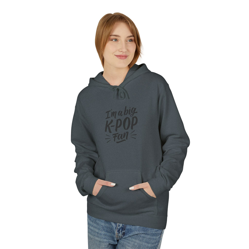 K-Pop Fleece Hoodie, Unisex Streetwear, Cozy Gift for Music Lovers, Festival Apparel, Music Concert Hoodie