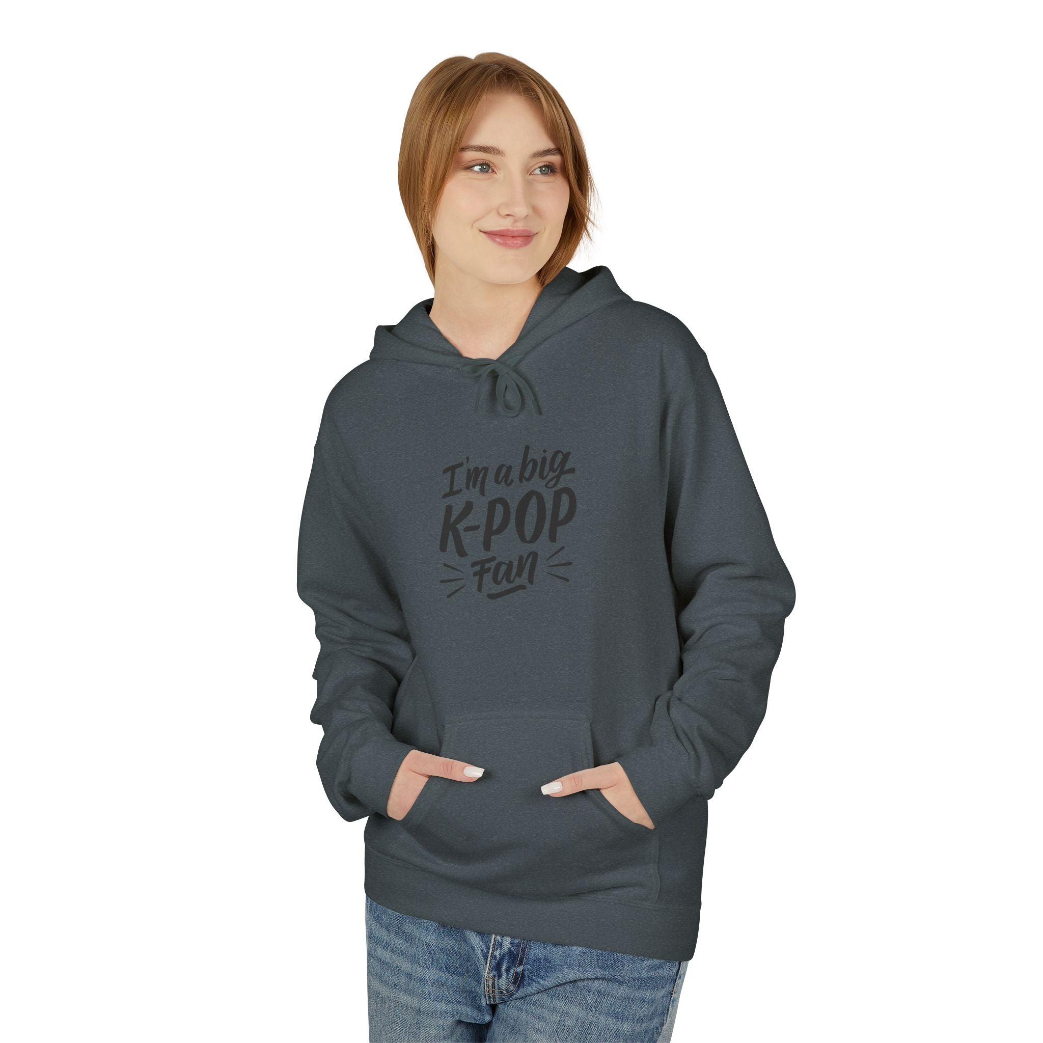 K-Pop Fleece Hoodie, Unisex Streetwear, Cozy Gift for Music Lovers, Festival Apparel, Music Concert Hoodie