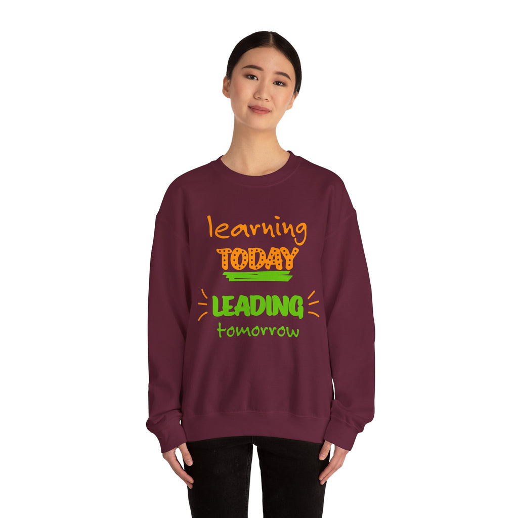 Inspirational Learning Sweatshirt, Motivational Crewneck, Education Apparel, Teacher Gift, Back to School Fashion