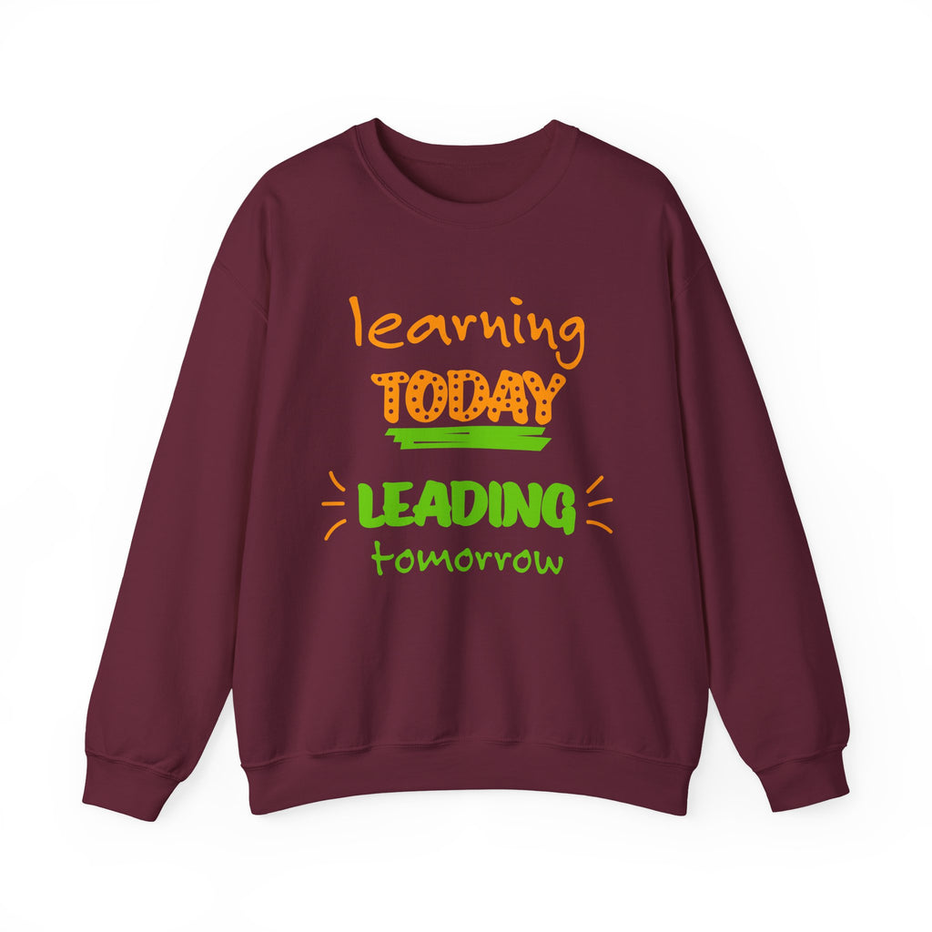 Inspirational Learning Sweatshirt, Motivational Crewneck, Education Apparel, Teacher Gift, Back to School Fashion