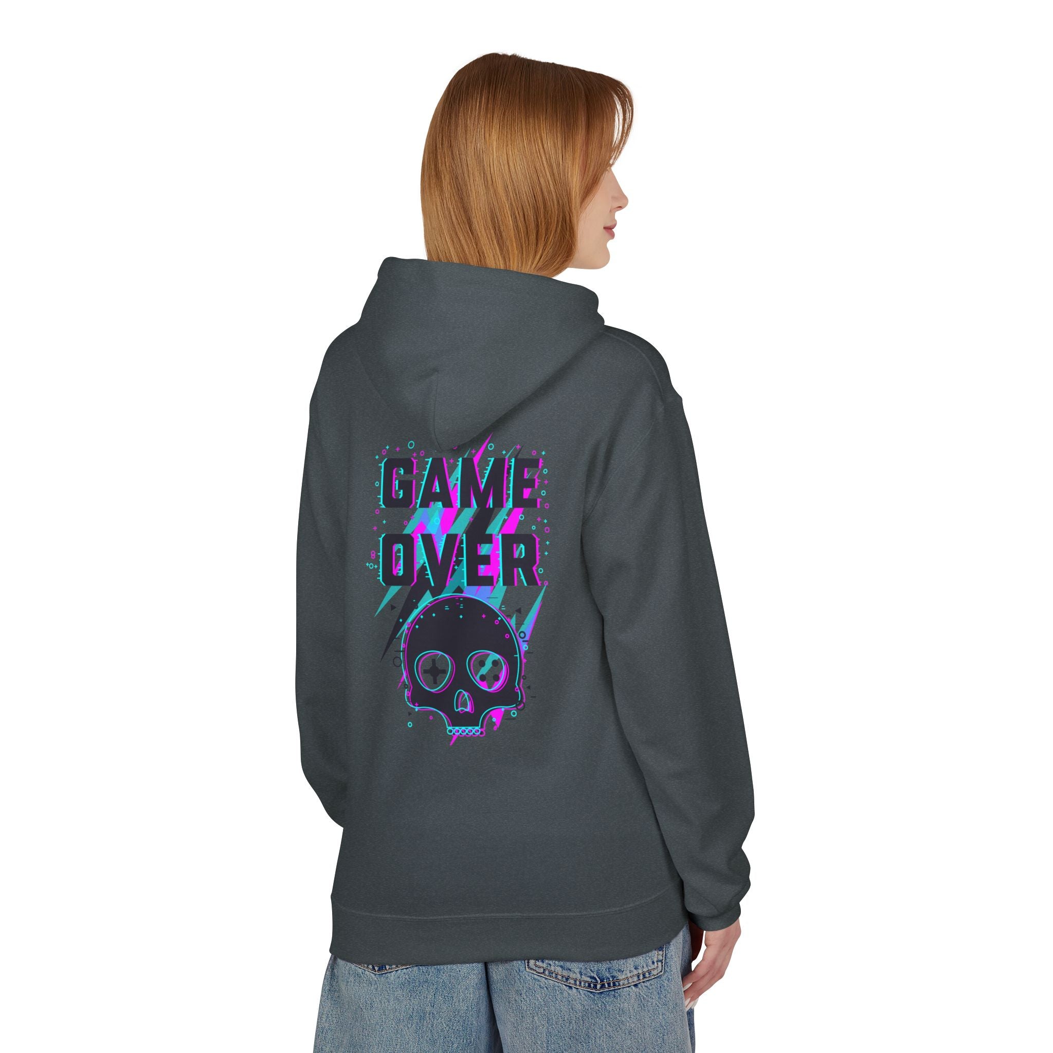 Gaming-Inspired Unisex Hoodie, Perfect for Gamers, Casual Wear, Gifts for Him/Her, Halloween, Birthday, College