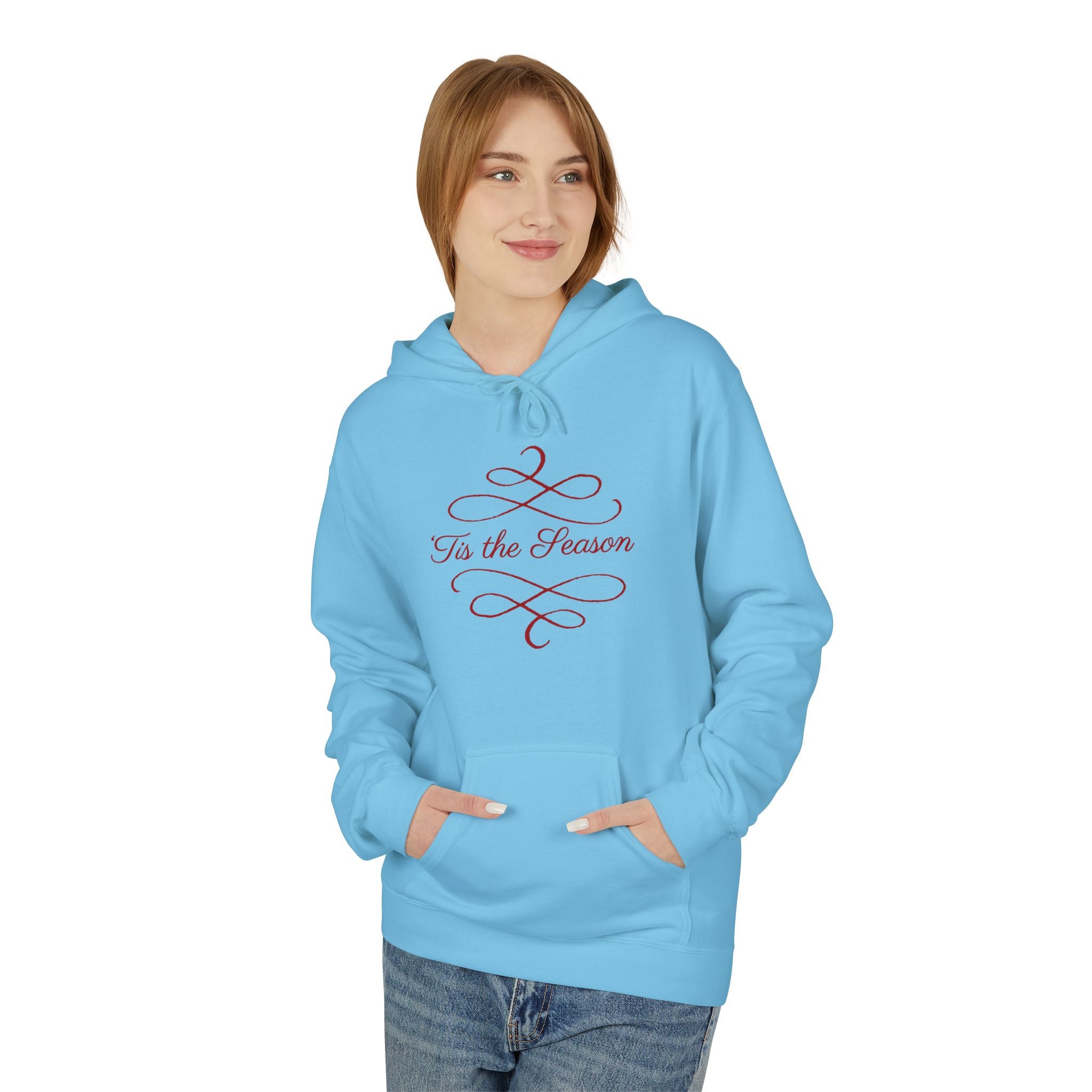 Reindeer Cheer Hoodie — "Tis the Season" Holiday Pullover