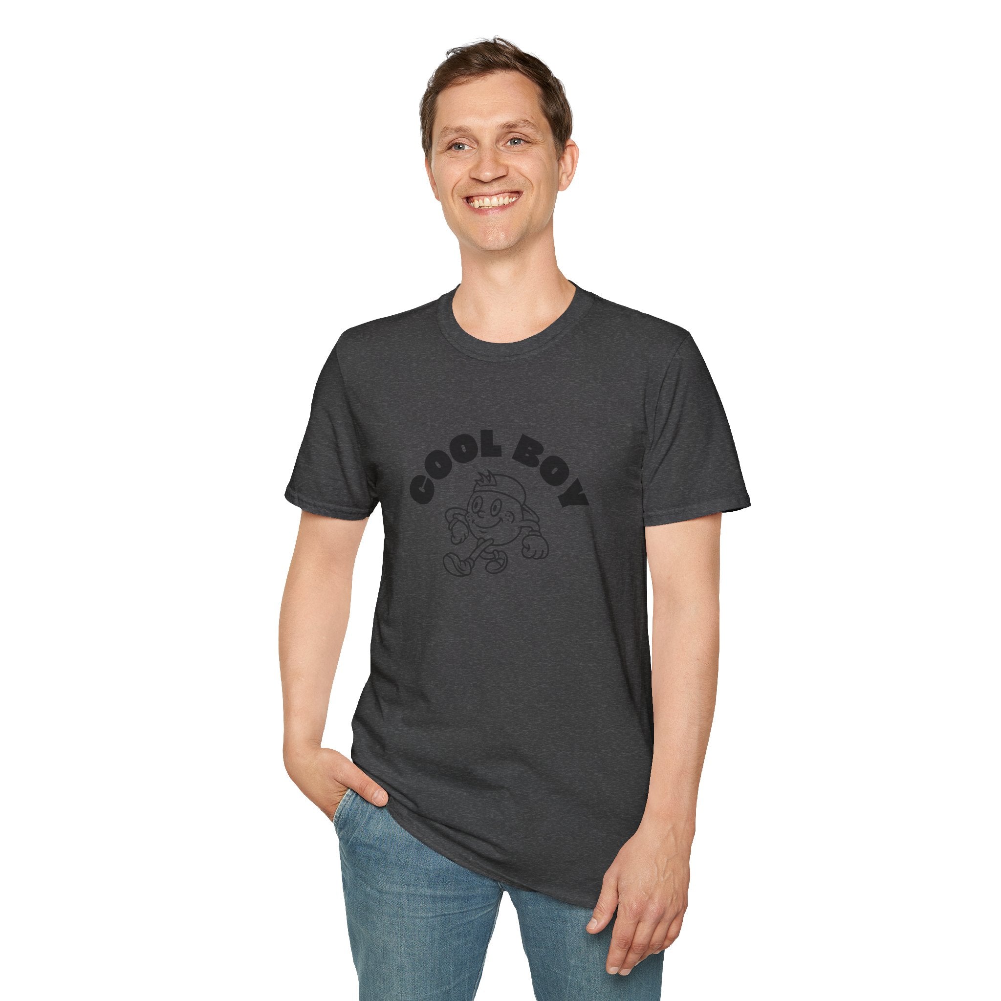 Cool Boy Graphic Tee — Retro Cartoon Design