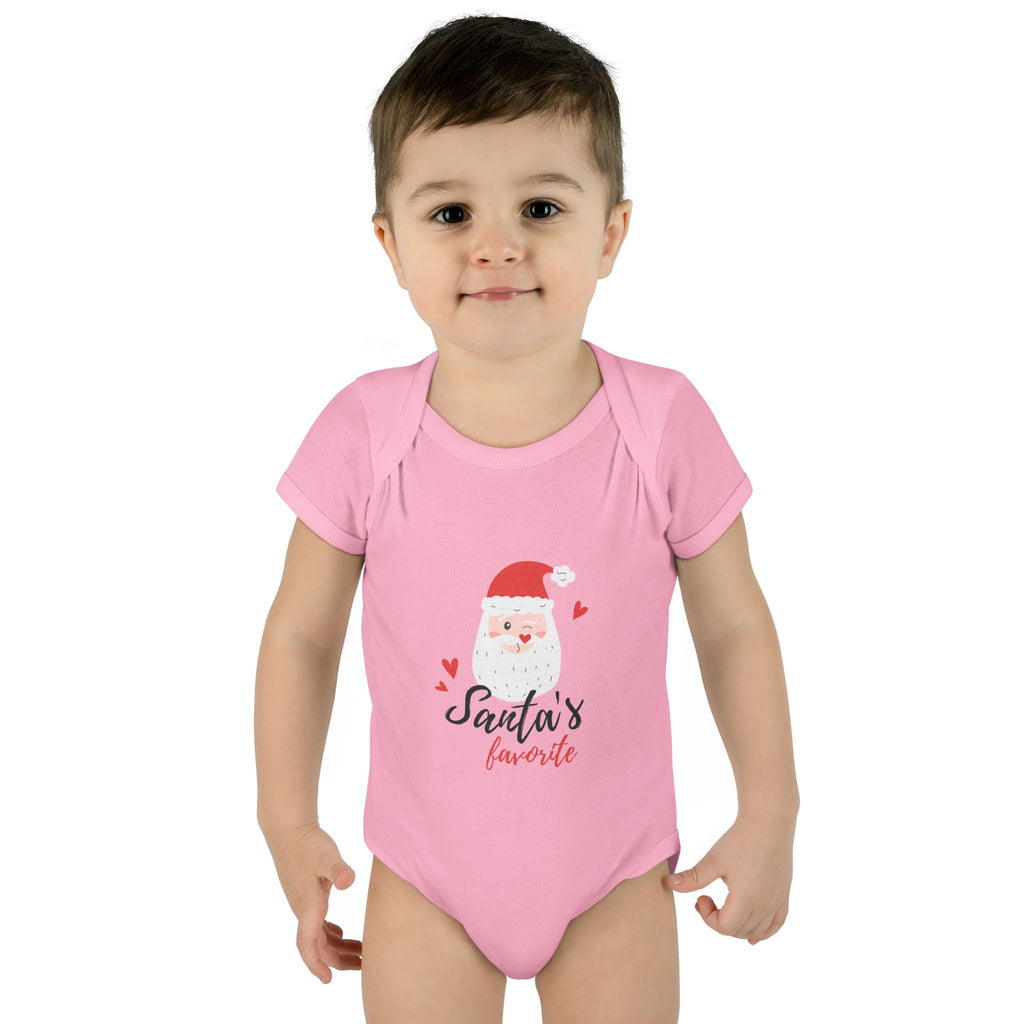 Infant Onesie - "Santa's Favorite" Cute Baby Christmas Bodysuit