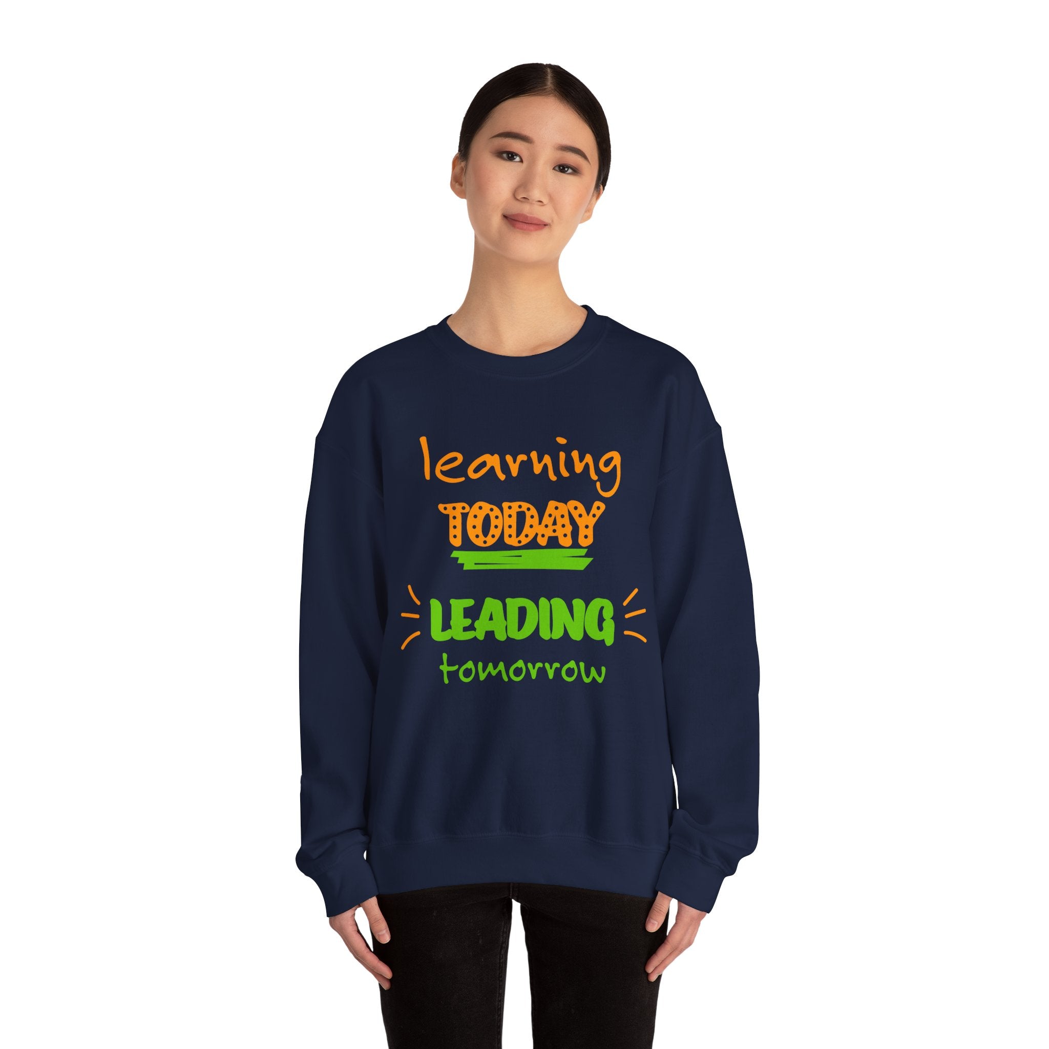 Inspirational Learning Sweatshirt, Motivational Crewneck, Education Apparel, Teacher Gift, Back to School Fashion