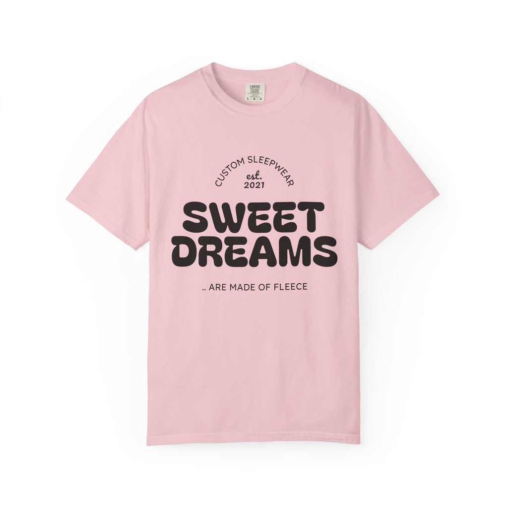 Custom Sweet Dreams T-Shirt, Unisex Sleepwear, Relaxed Fit Tee, Cozy Gift for Sleep Lovers, Lounge Wear, Dreamy Apparel