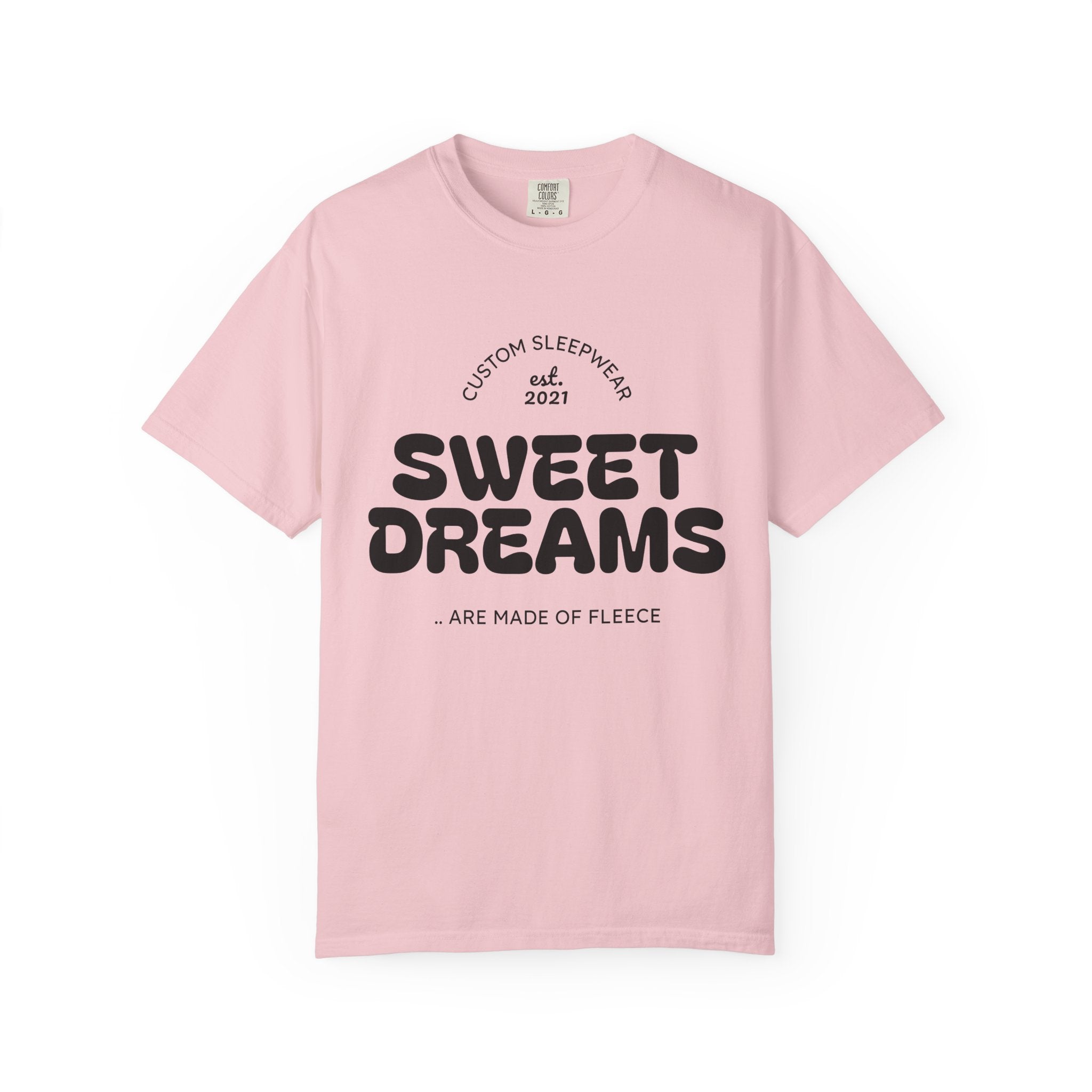 Custom Sweet Dreams T-Shirt, Unisex Sleepwear, Relaxed Fit Tee, Cozy Gift for Sleep Lovers, Lounge Wear, Dreamy Apparel