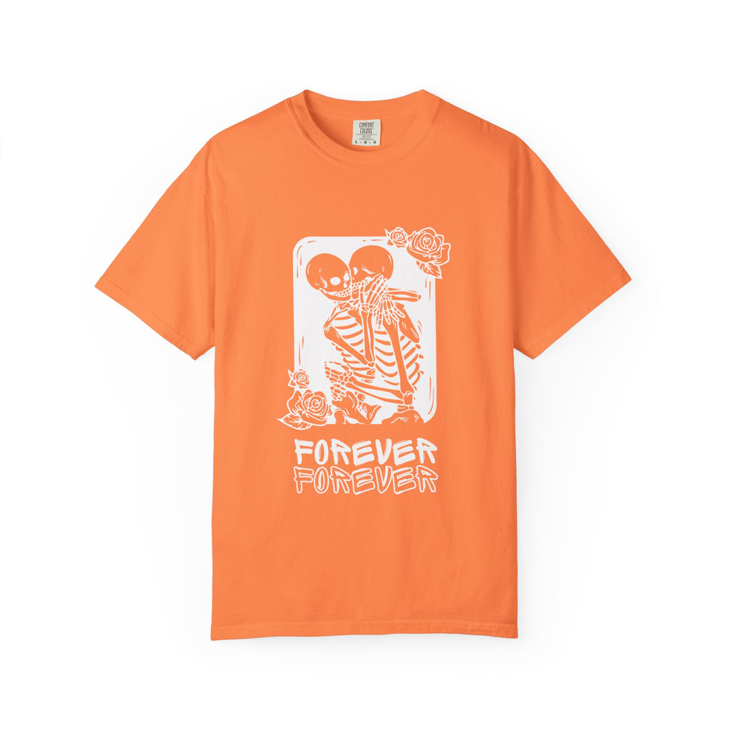 Forever Friends Skeleton T-shirt, Casual Unisex Tee, Halloween Style, Comfortable Wear, Gift for Friends