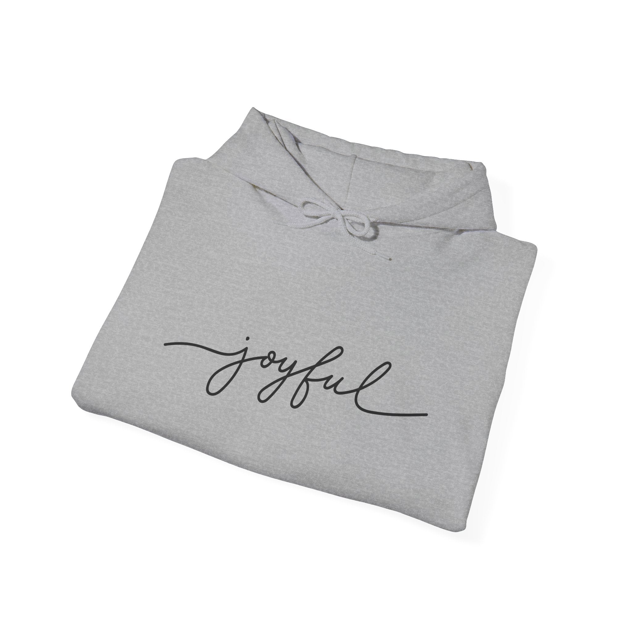 Joyful Hoodie for Comfort and Cheer, Unisex Sweatshirt for Gifts, Everyday Wear, Cozy Handmade Apparel, Celebration Outfit, Relaxed Style