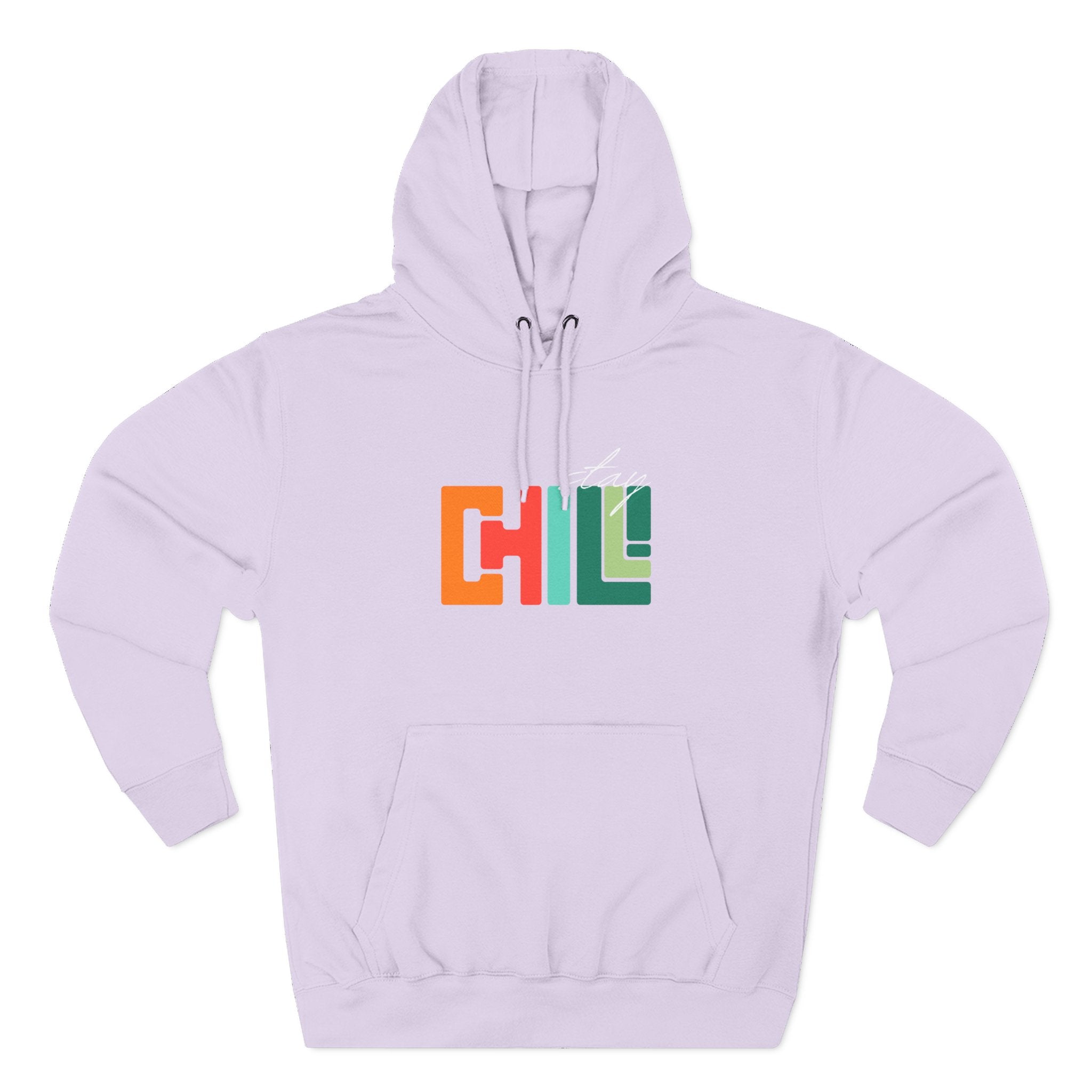 Chill Vibes Three-Panel Fleece Hoodie | Cozy Sweatshirt for Relaxation, Perfect for Gifts, Fashion, and Casual Wear